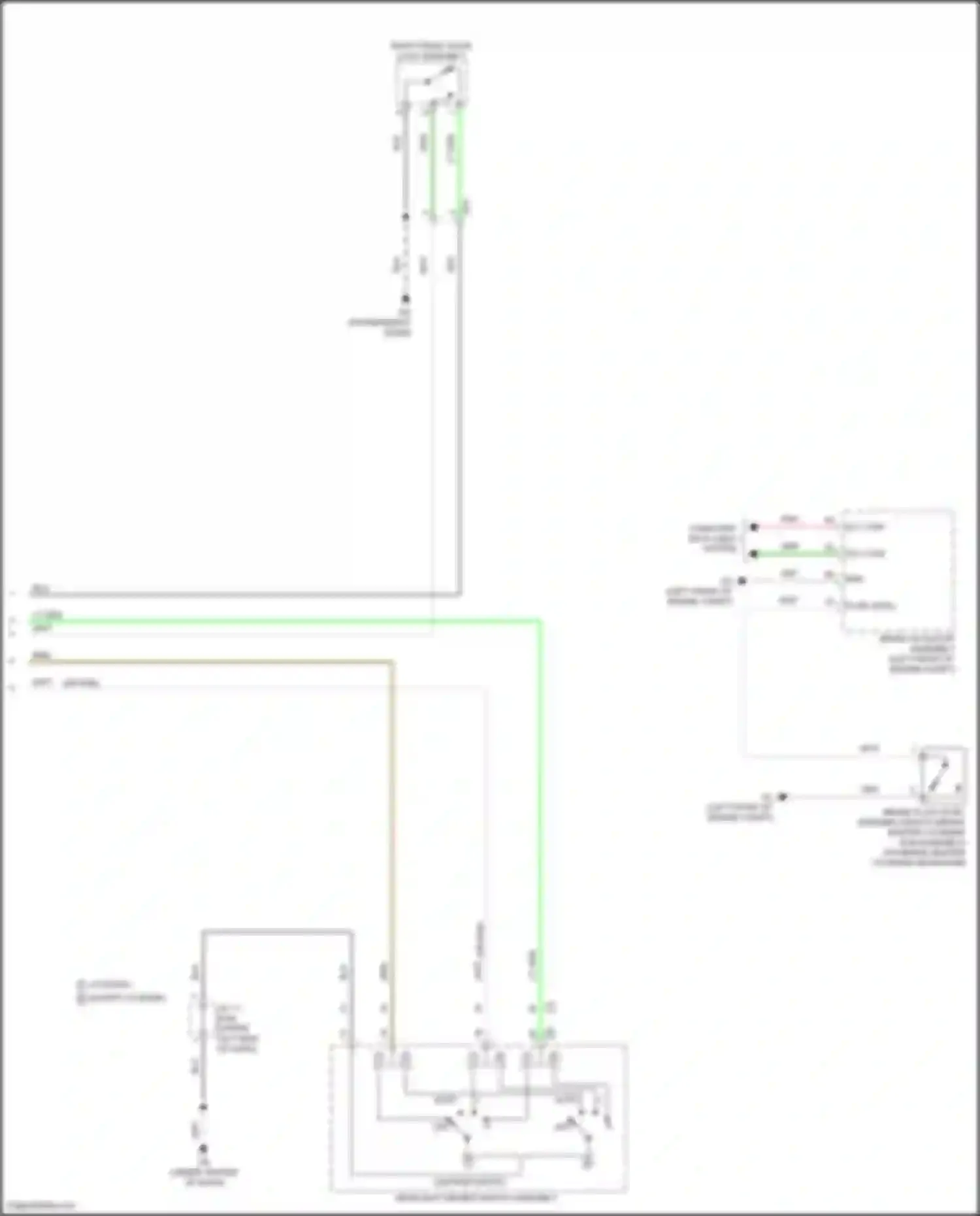 GR86 Toyota I (2021-2024): Seat belt warning circuit (3 of 3)