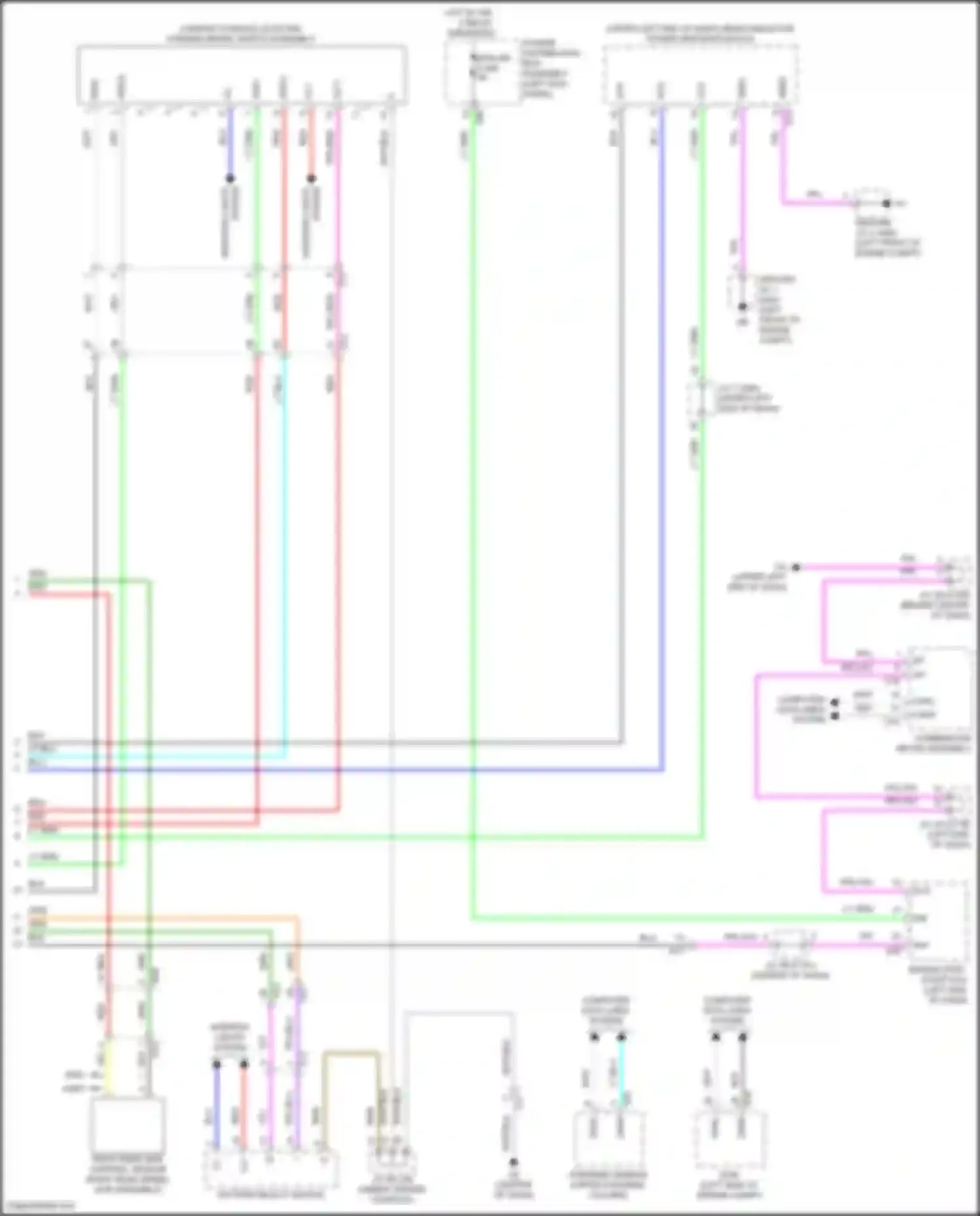Grand Highlander Toyota I (2023-2024): Anti-lock brakes circuit, except hybrid (2 of 2)