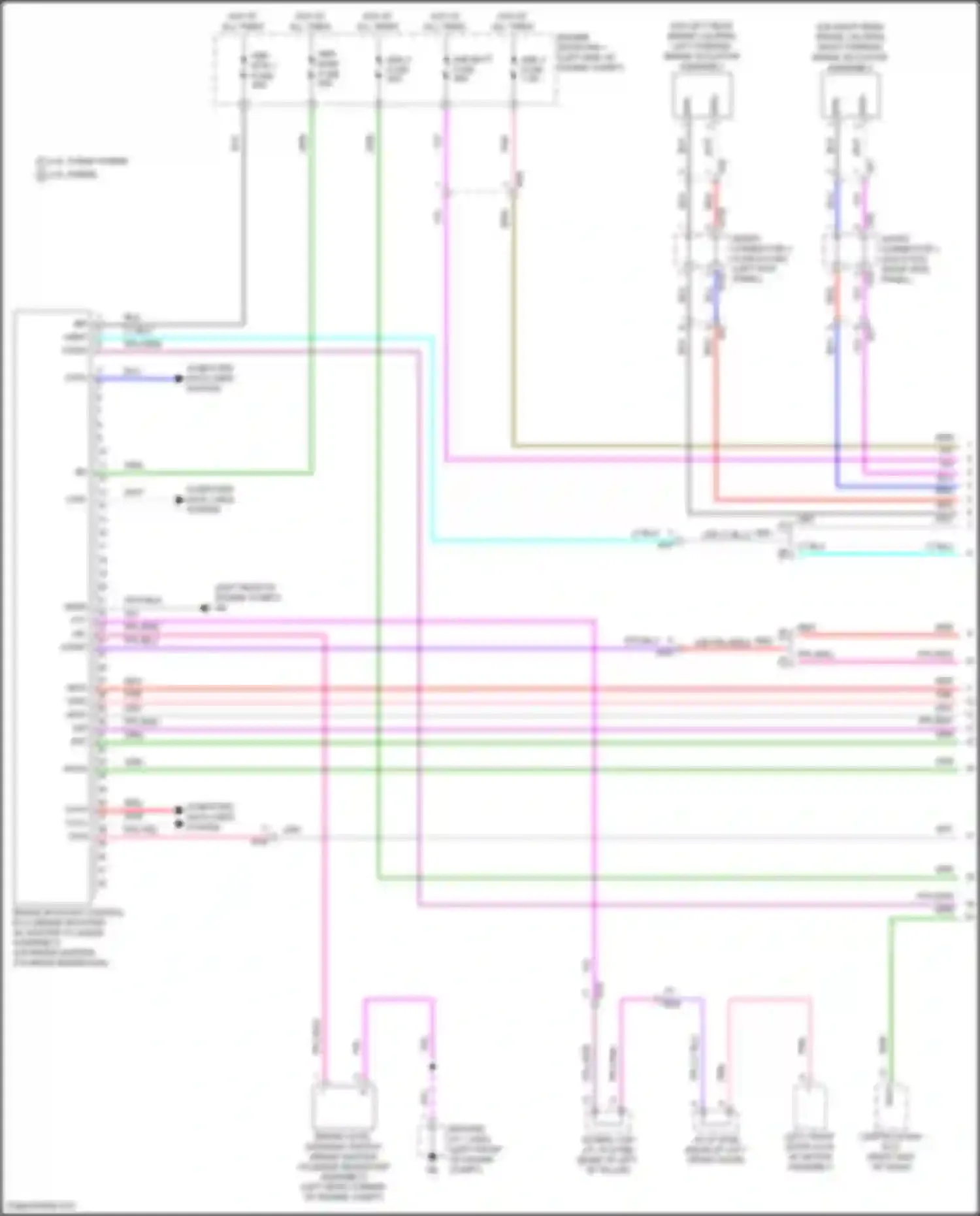 Grand Highlander Toyota I (2023-2024): Anti-lock brakes circuit, hybrid (1 of 4)