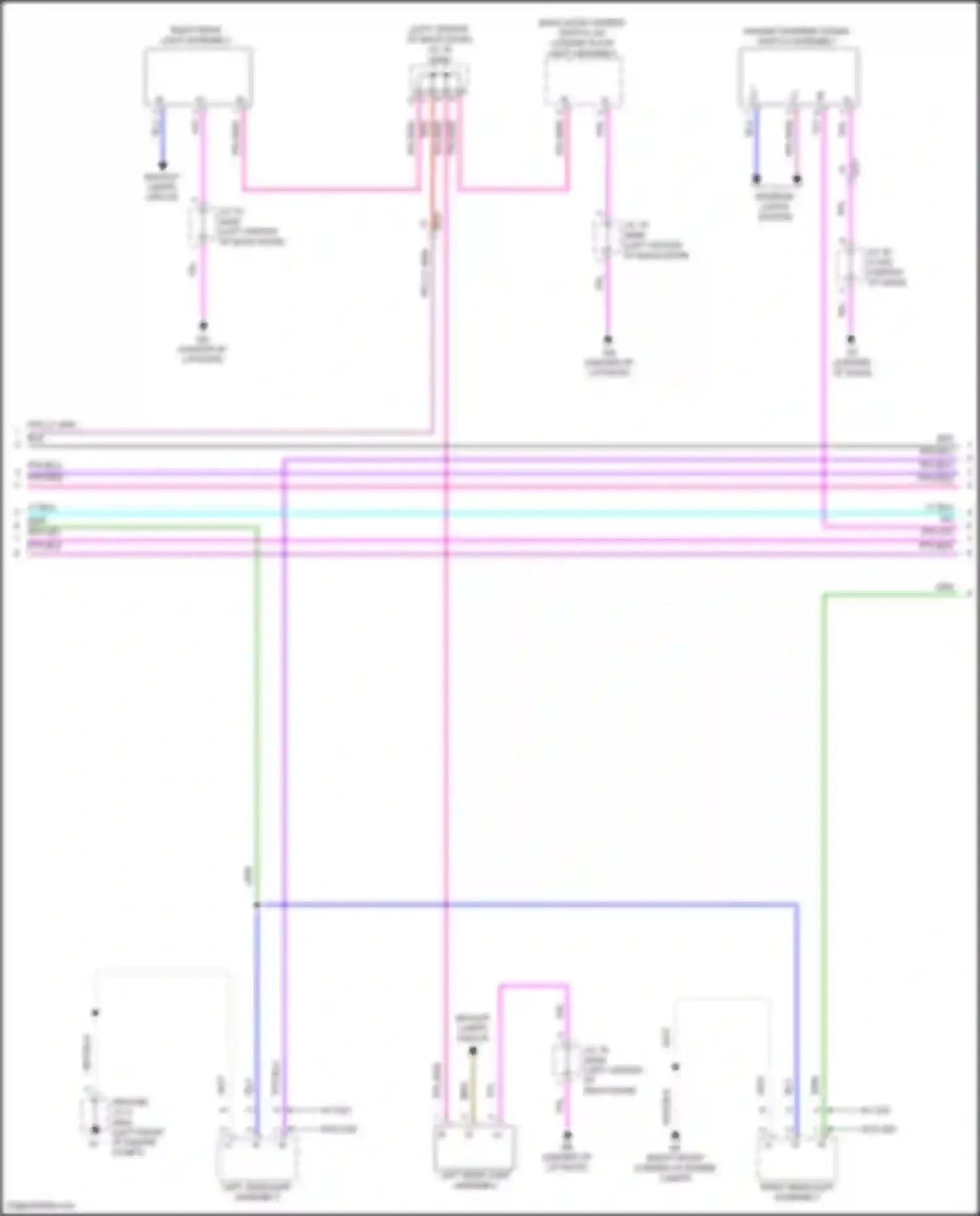 Grand Highlander Toyota I (2023-2024): Exterior lamps circuit (2 of 5)