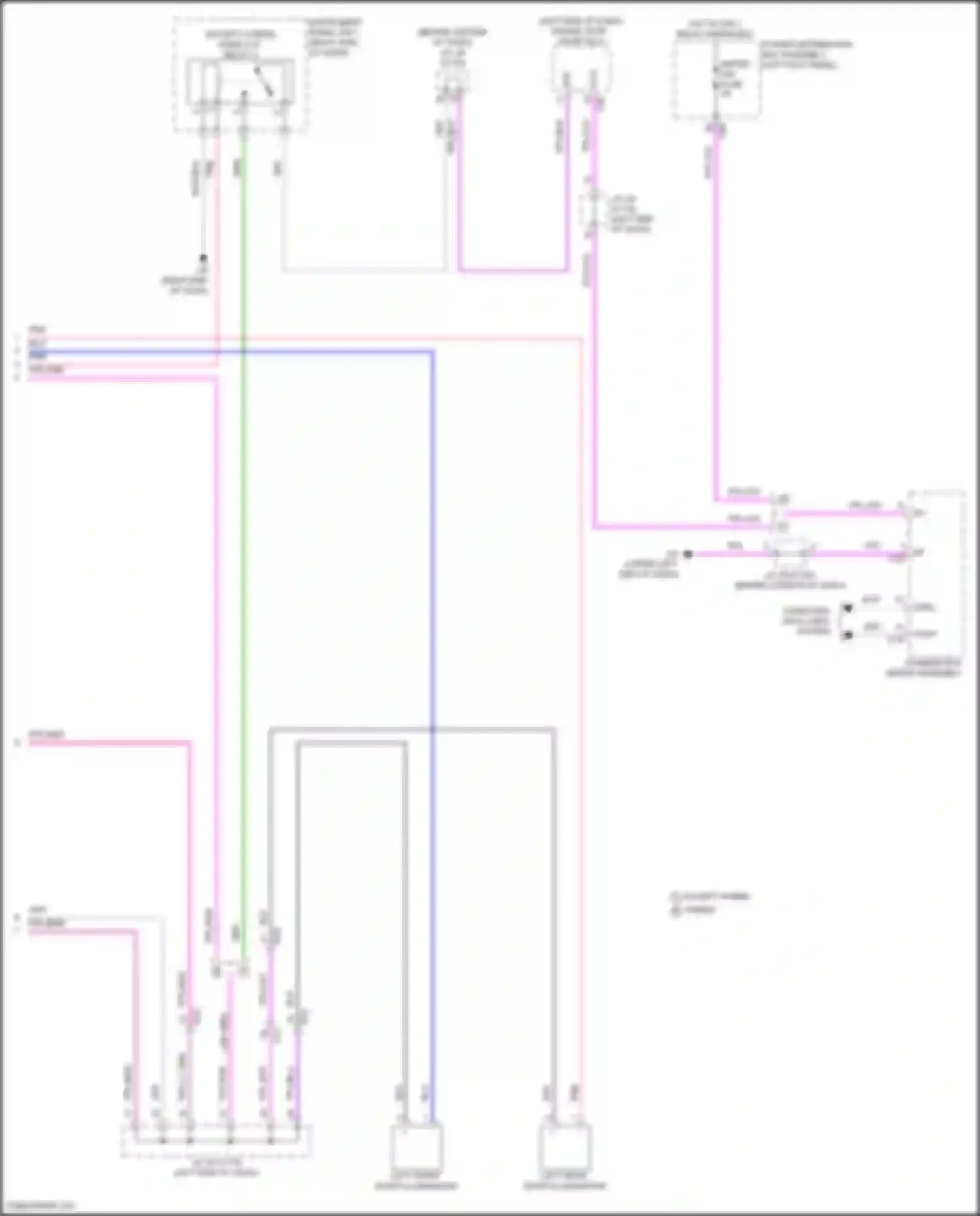 Grand Highlander Toyota I (2023-2024): Courtesy lamps circuit (5 of 5)