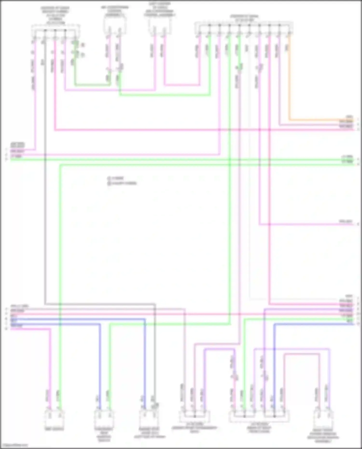 Grand Highlander Toyota I (2023-2024): Instrument illumination circuit (3 of 4)