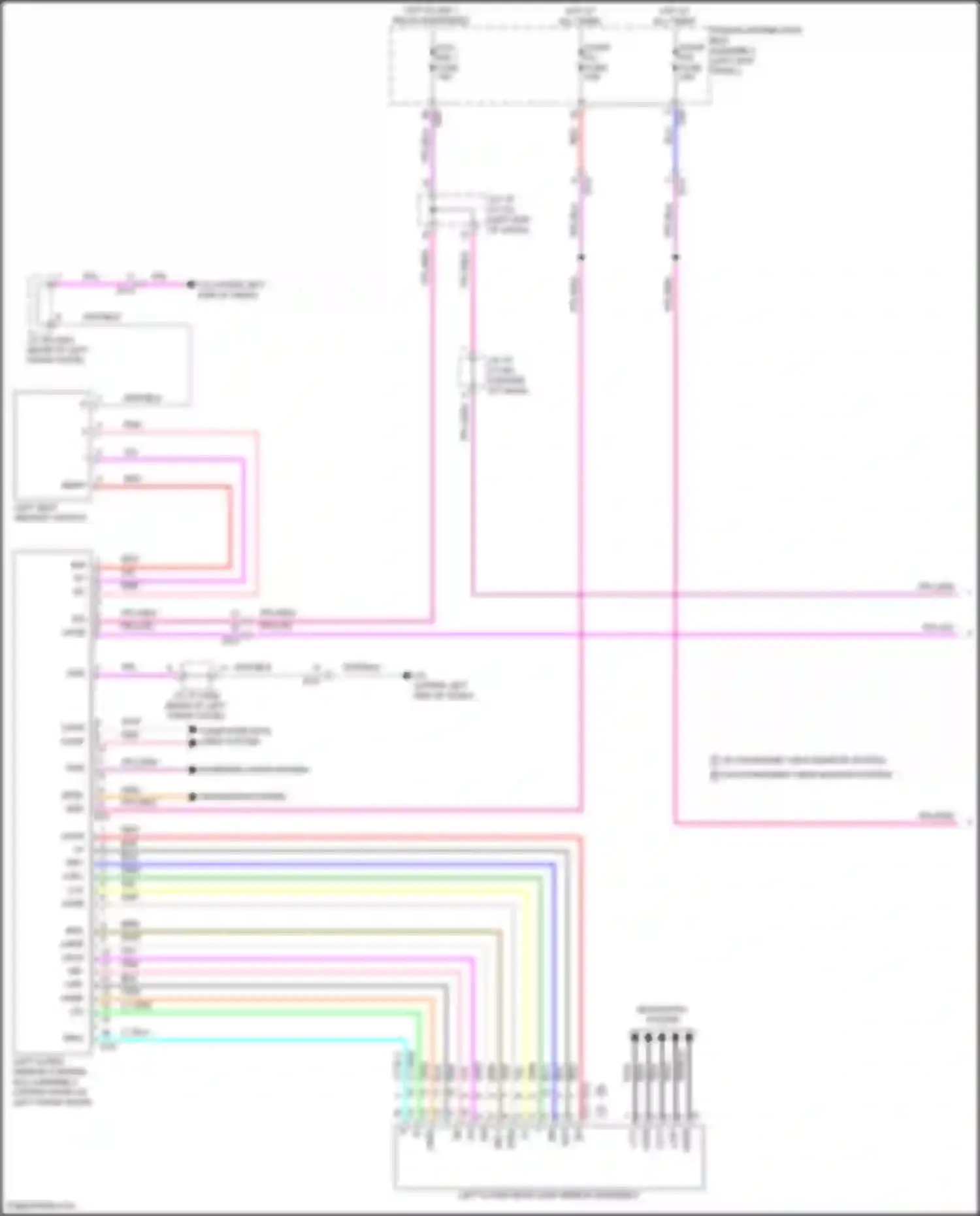 Grand Highlander Toyota I (2023-2024): Memory mirrors circuit (1 of 2)