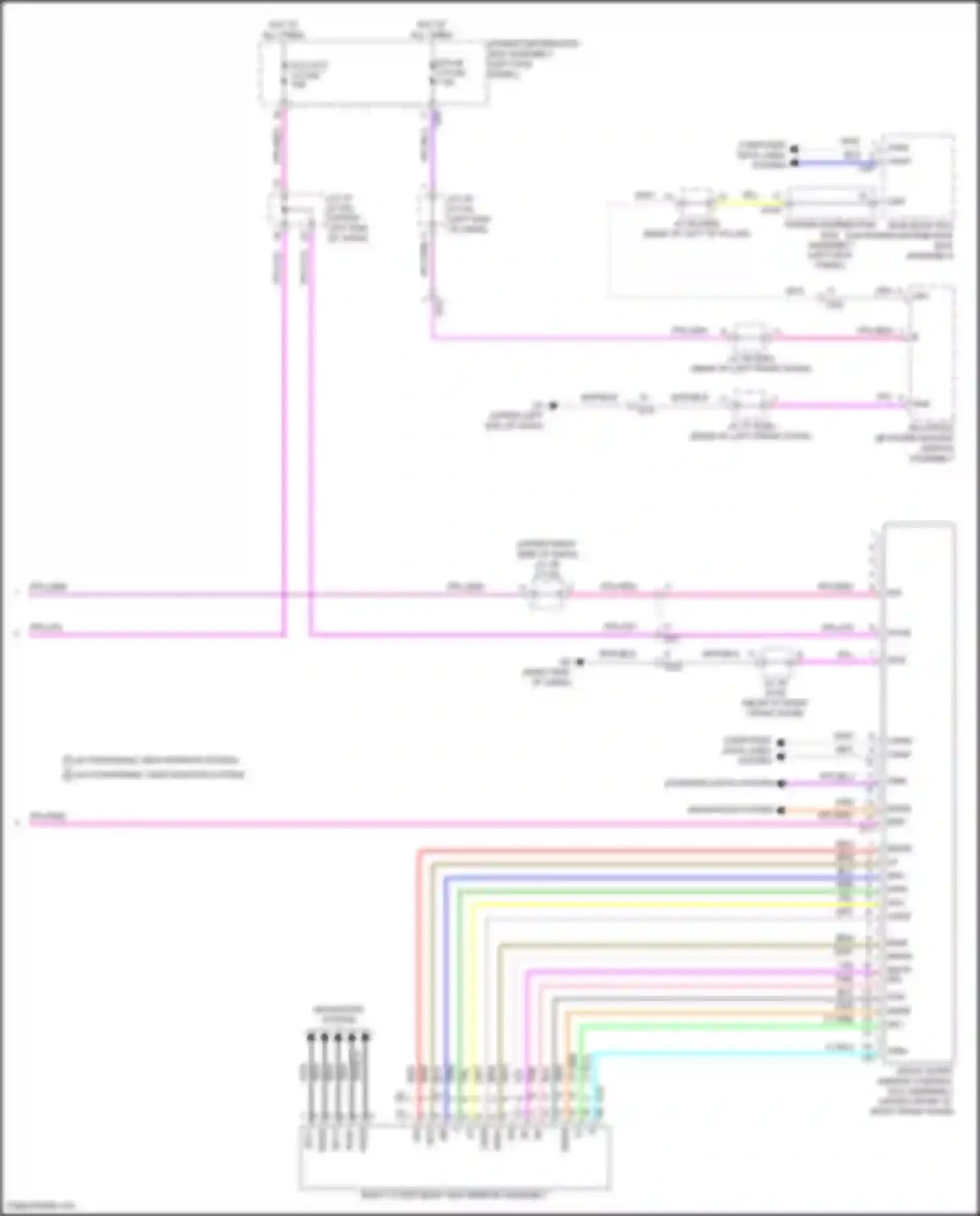 Grand Highlander Toyota I (2023-2024): Memory mirrors circuit (2 of 2)