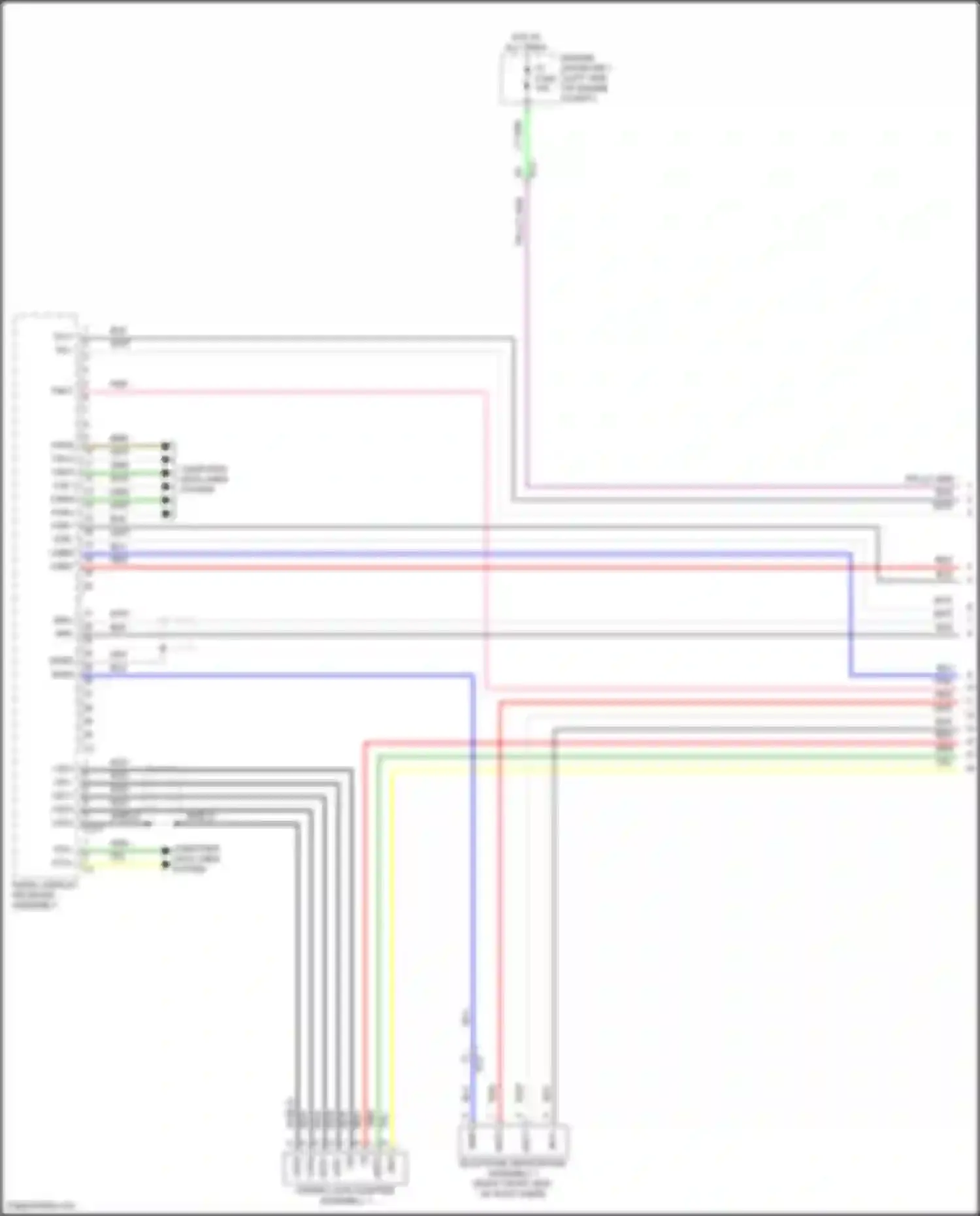 Grand Highlander Toyota I (2023-2024): Navigation circuit, w/ separate amplifier (1 of 7)