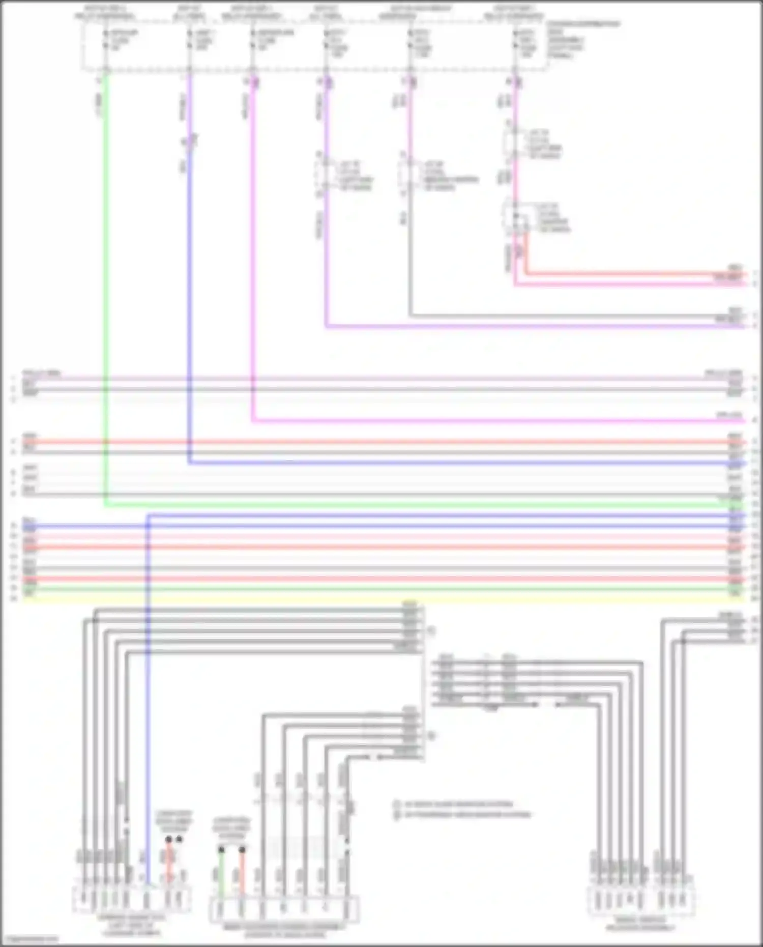 Grand Highlander Toyota I (2023-2024): Navigation circuit, w/ separate amplifier (2 of 7)