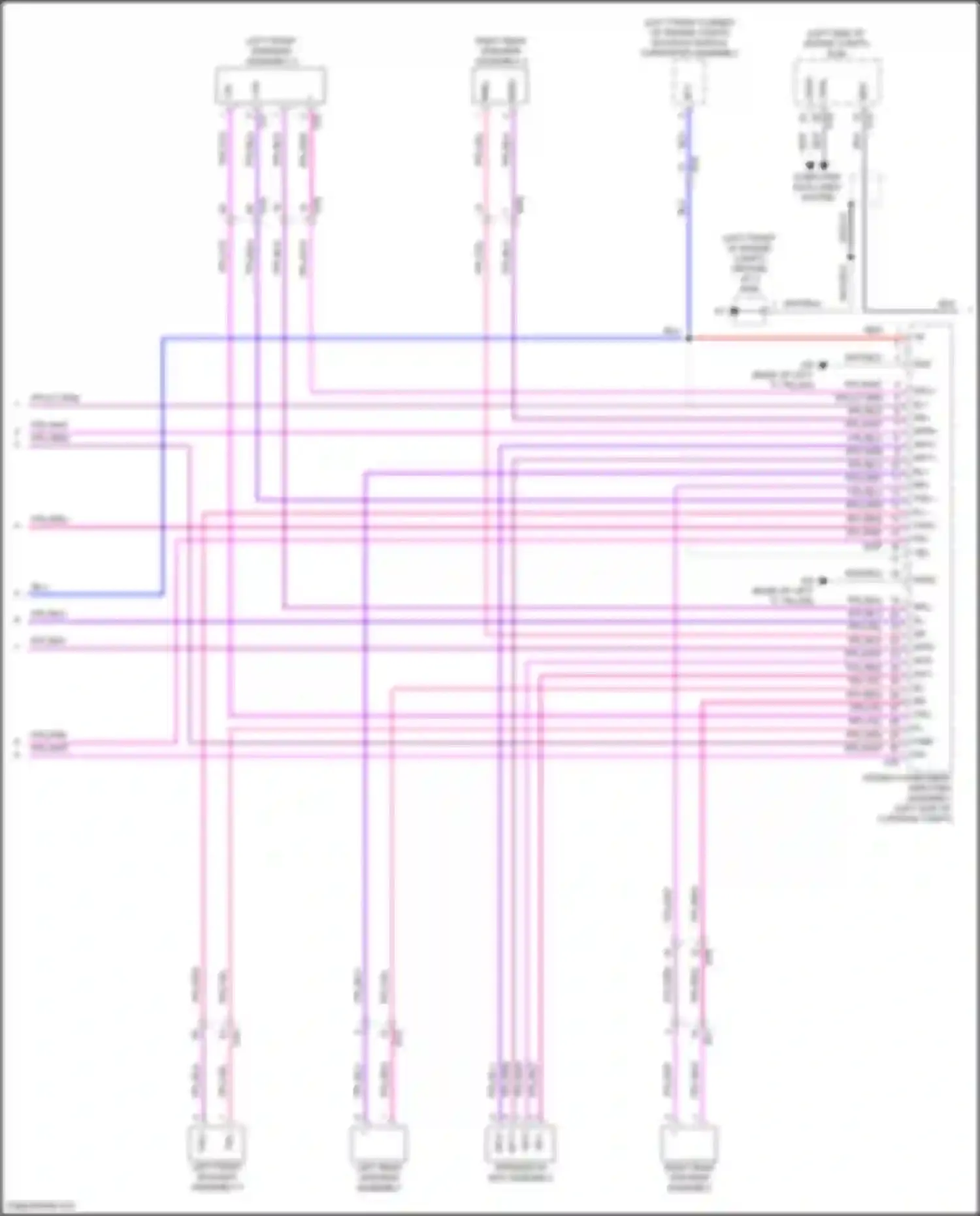 Grand Highlander Toyota I (2023-2024): Navigation circuit, w/ separate amplifier (6 of 7)
