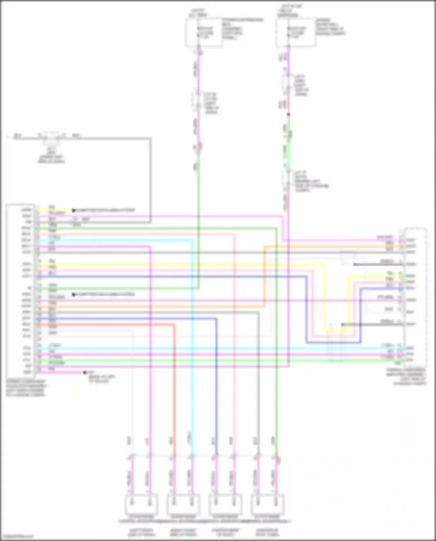 Grand Highlander Toyota I (2023-2024): Navigation circuit, w/ separate amplifier (7 of 7)