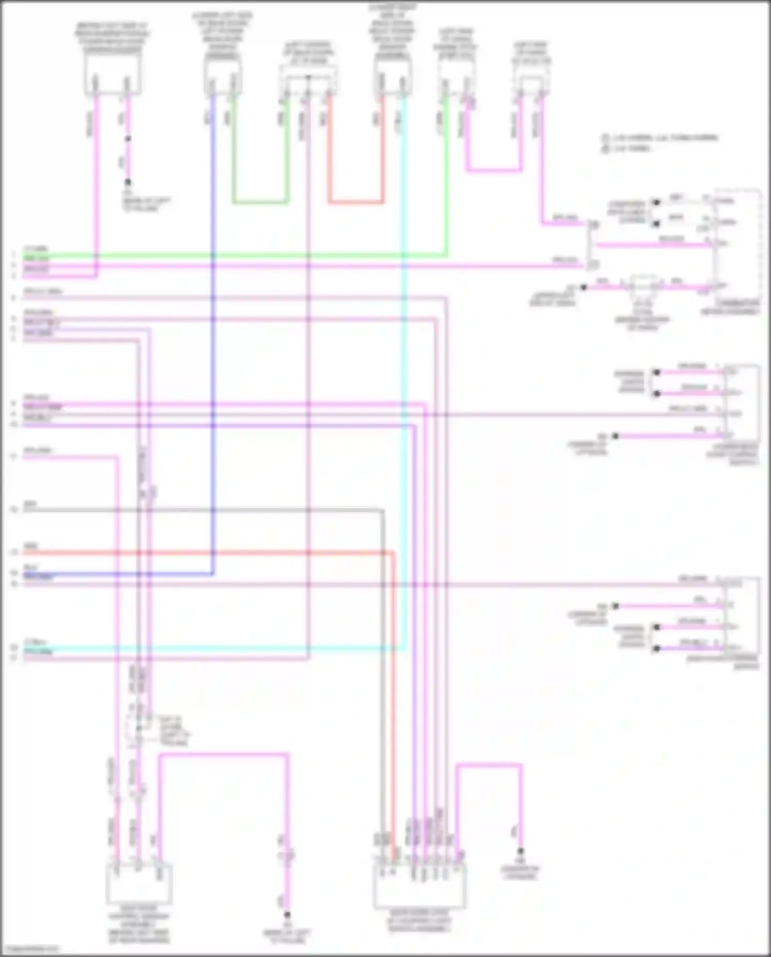 Grand Highlander Toyota I (2023-2024): Back door opener circuit (2 of 2)
