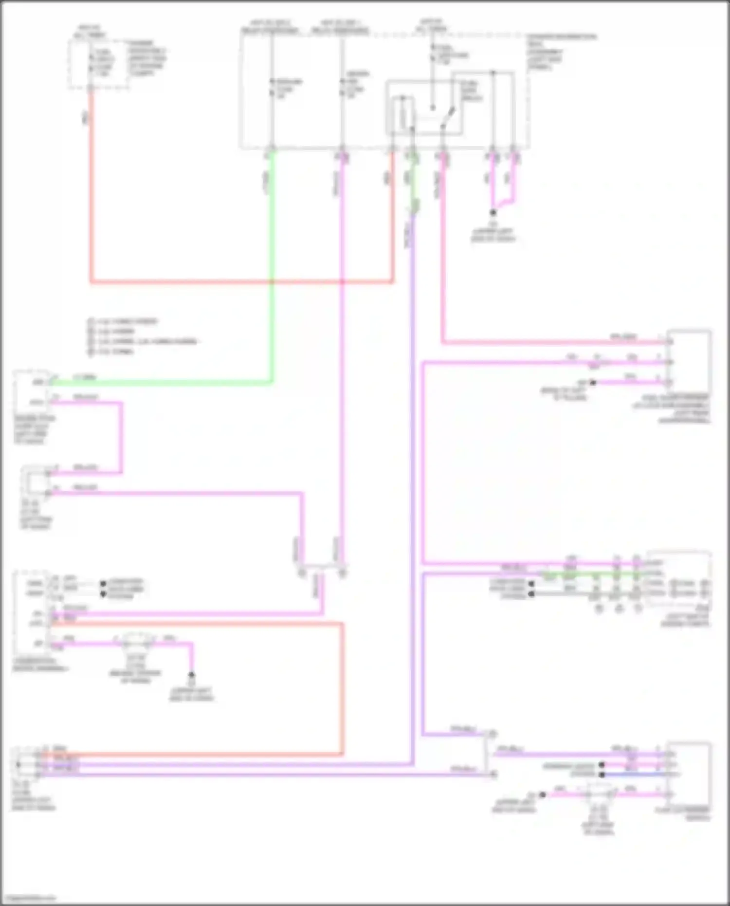 Grand Highlander Toyota I (2023-2024): Fuel door release circuit