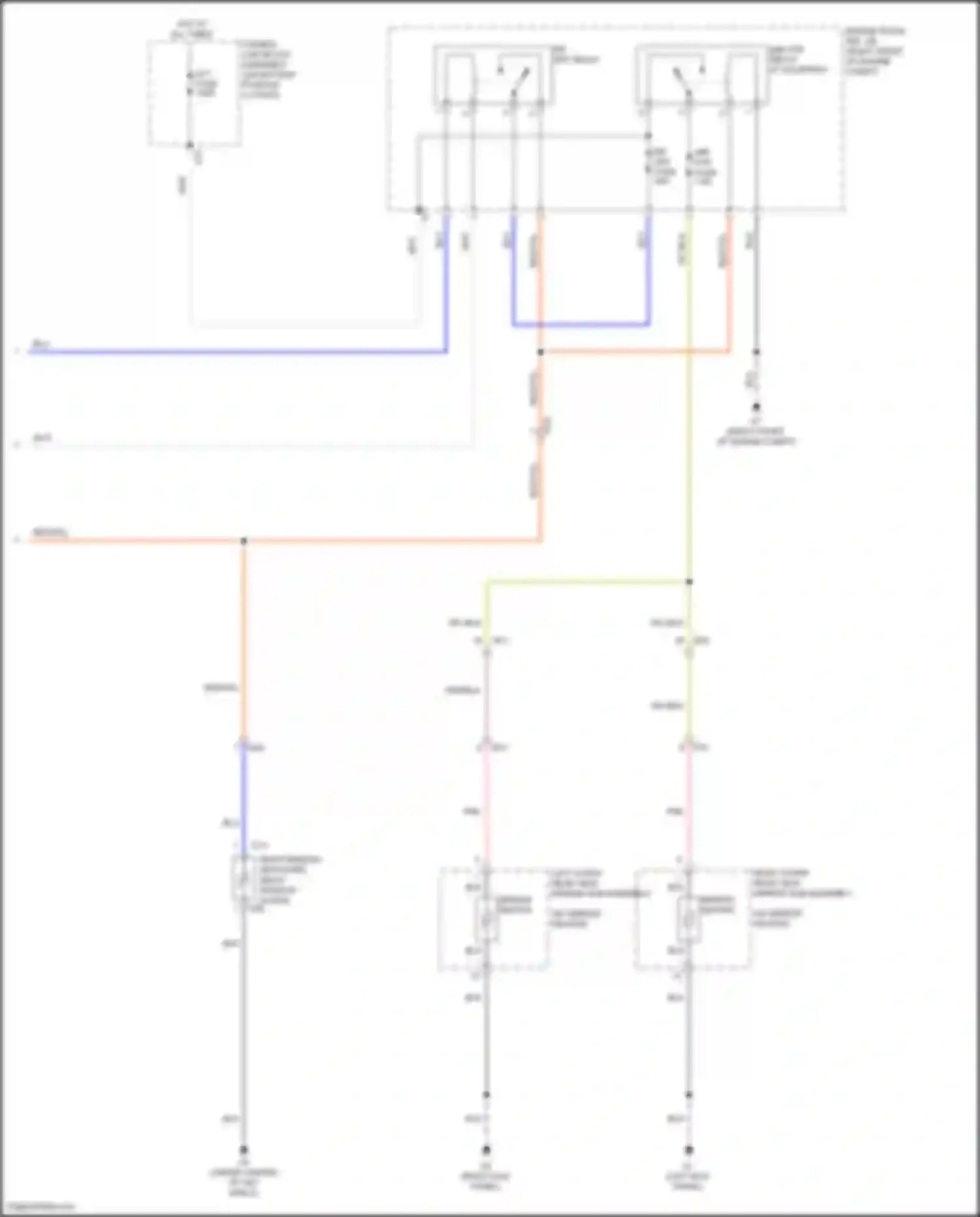 GT86 Toyota I facelift (2016-2024): Defoggers circuit (2 of 2)