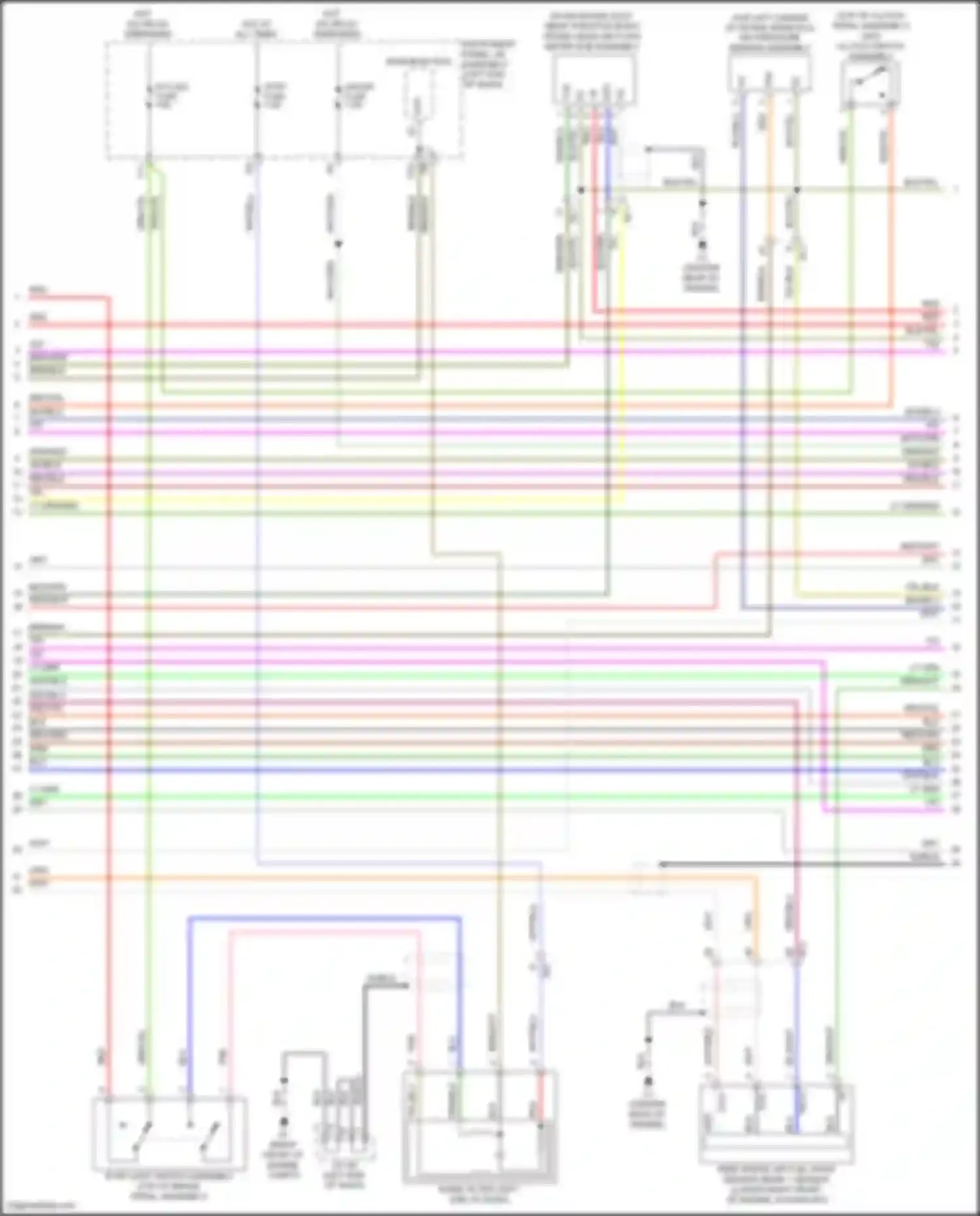 GT86 Toyota I facelift (2016-2024): Wiring diagram engine performance 2.0l (2 of 6)