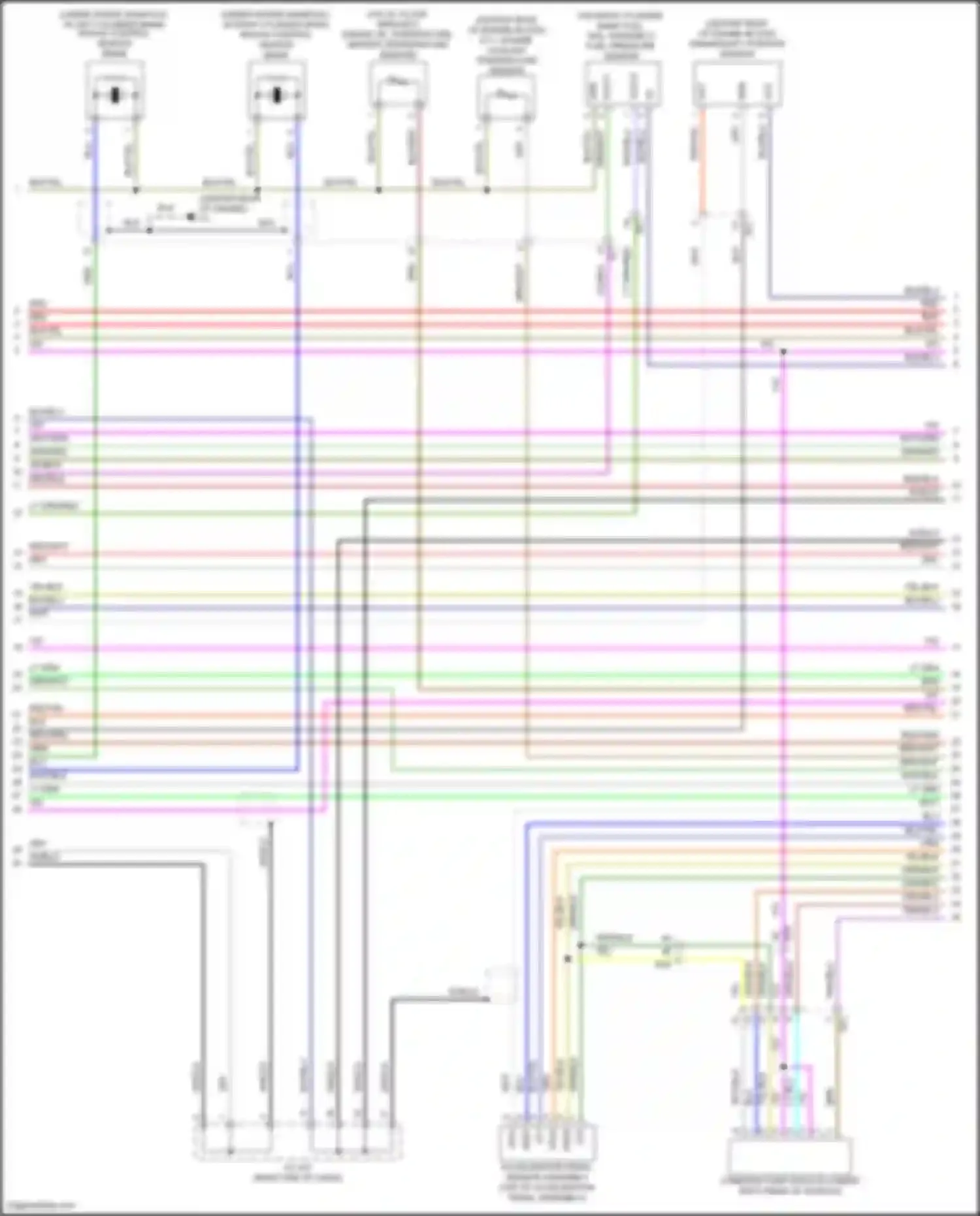 GT86 Toyota I facelift (2016-2024): Wiring diagram engine performance 2.0l (3 of 6)