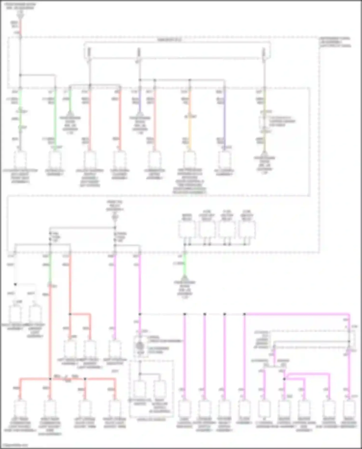 GT86 Toyota I facelift (2016-2024): Power distribution circuit (2 of 5)