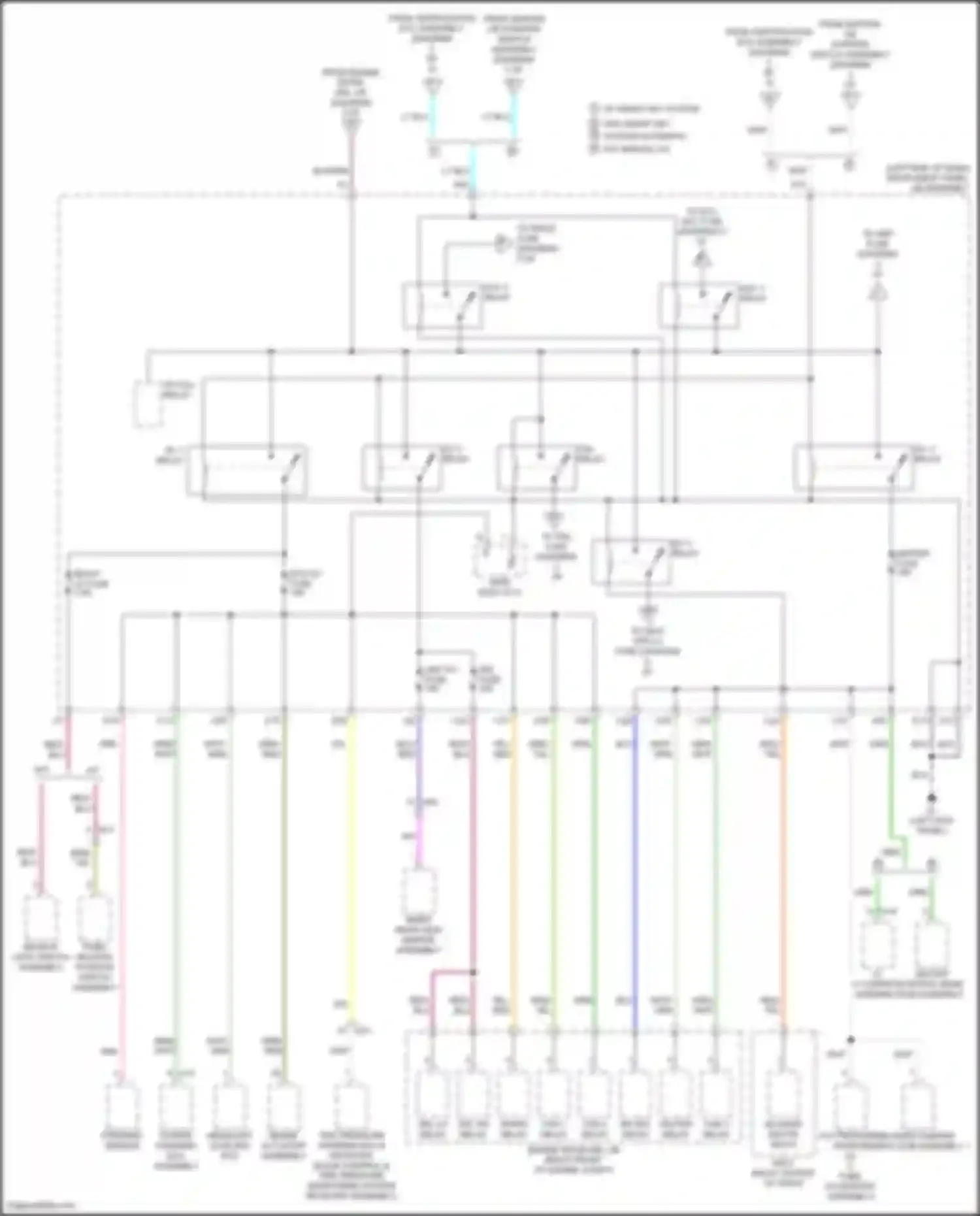 GT86 Toyota I facelift (2016-2024): Power distribution circuit (4 of 5)