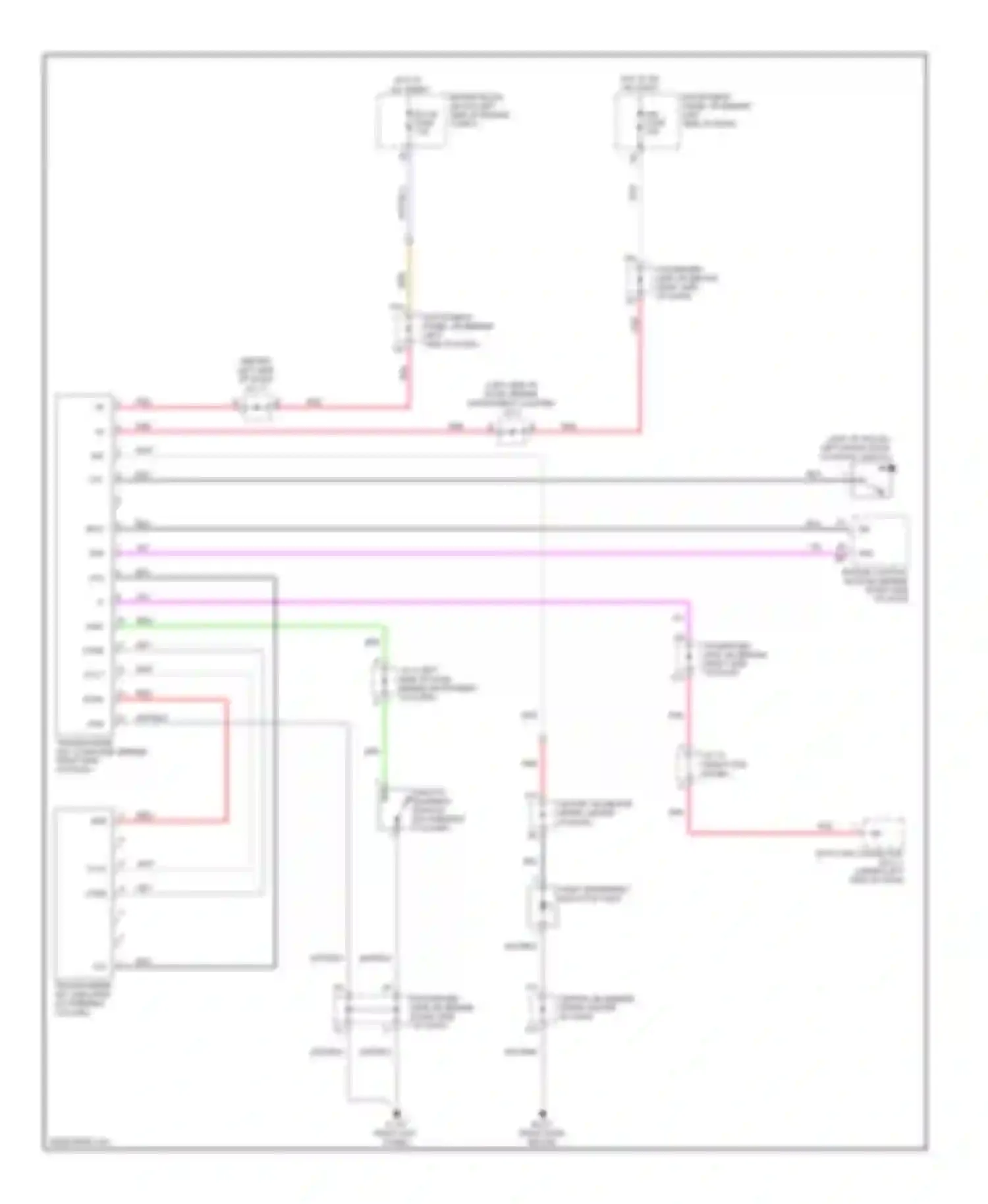 Highlander Toyota I facelift (2003-2007): Immobilizer circuit