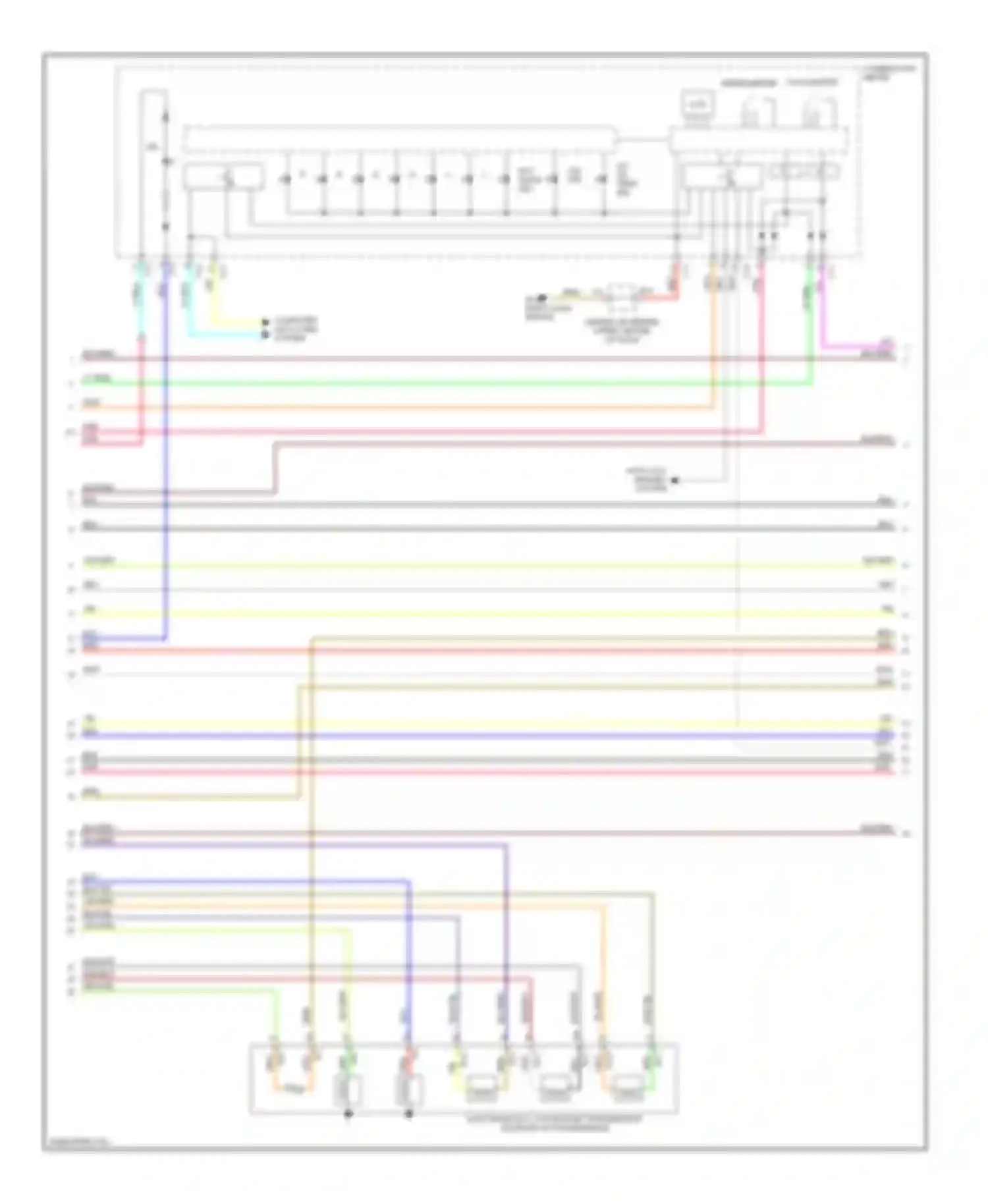 Highlander Toyota I facelift (2003-2007): Wiring diagram engine performance 2.4l (4 of 6)