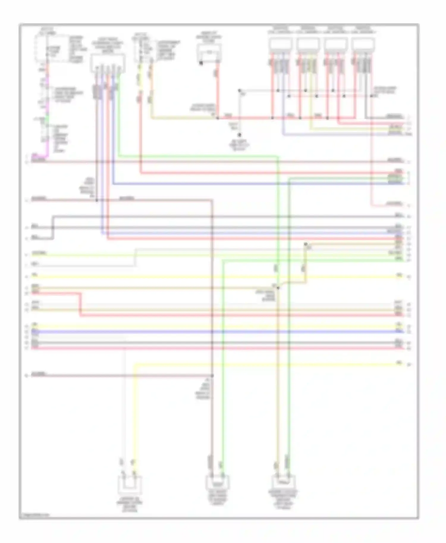Highlander Toyota I facelift (2003-2007): Wiring diagram engine performance 2.4l (5 of 6)