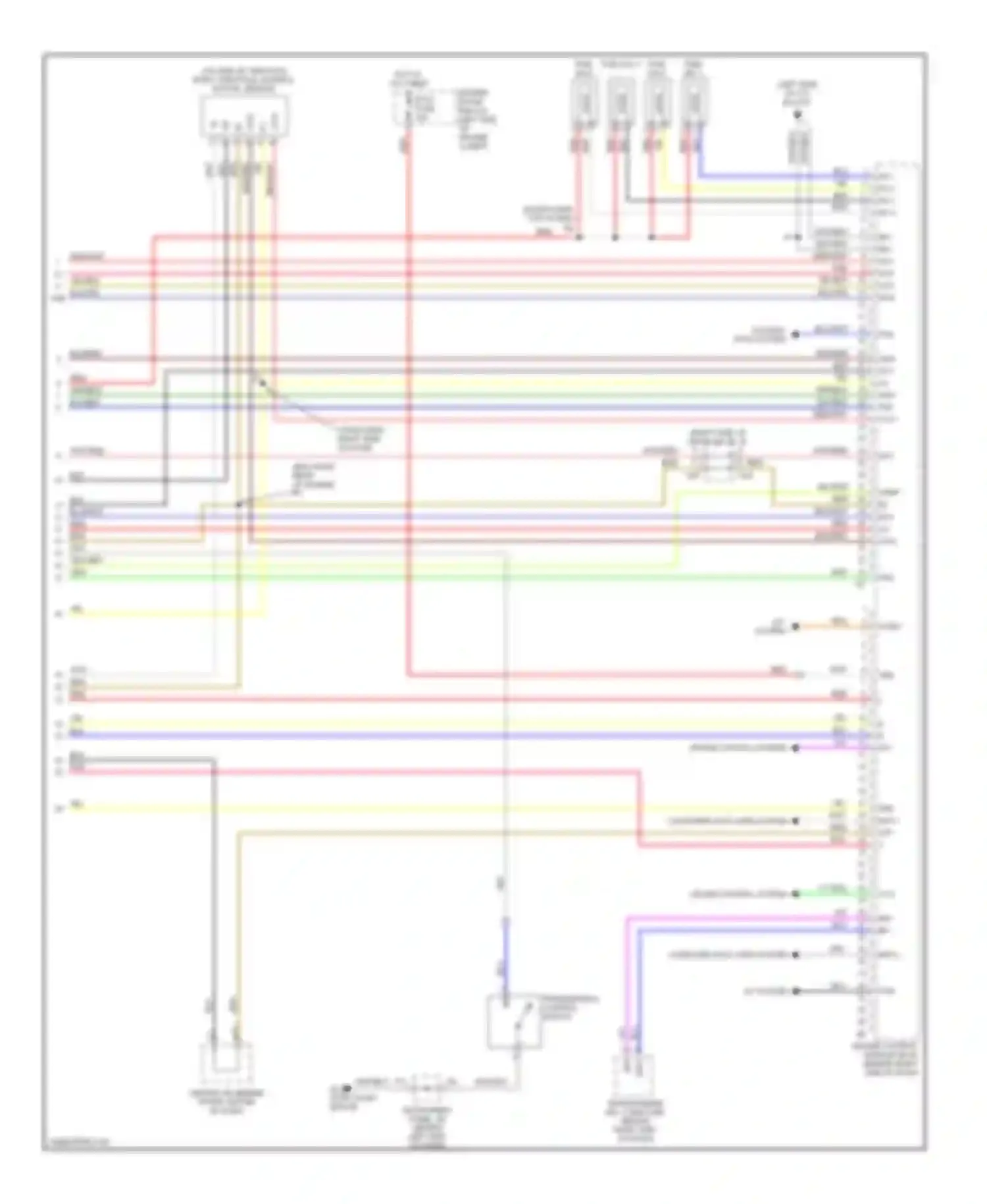 Highlander Toyota I facelift (2003-2007): Wiring diagram engine performance 2.4l (6 of 6)