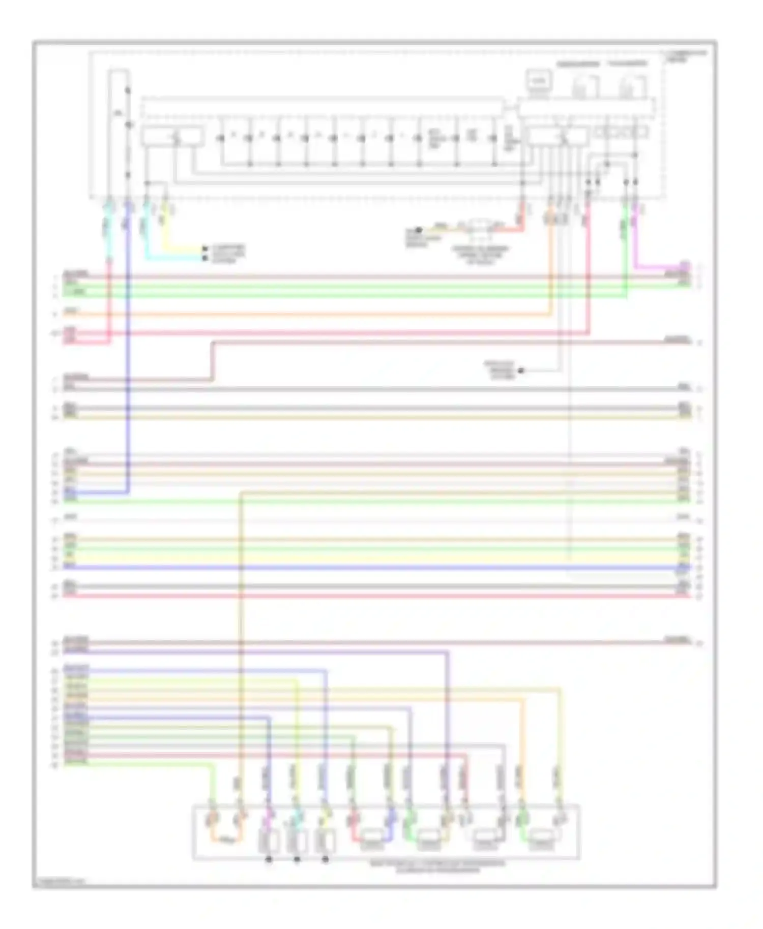 Highlander Toyota I facelift (2003-2007): Wiring diagram engine performance 3.3l (4 of 6)