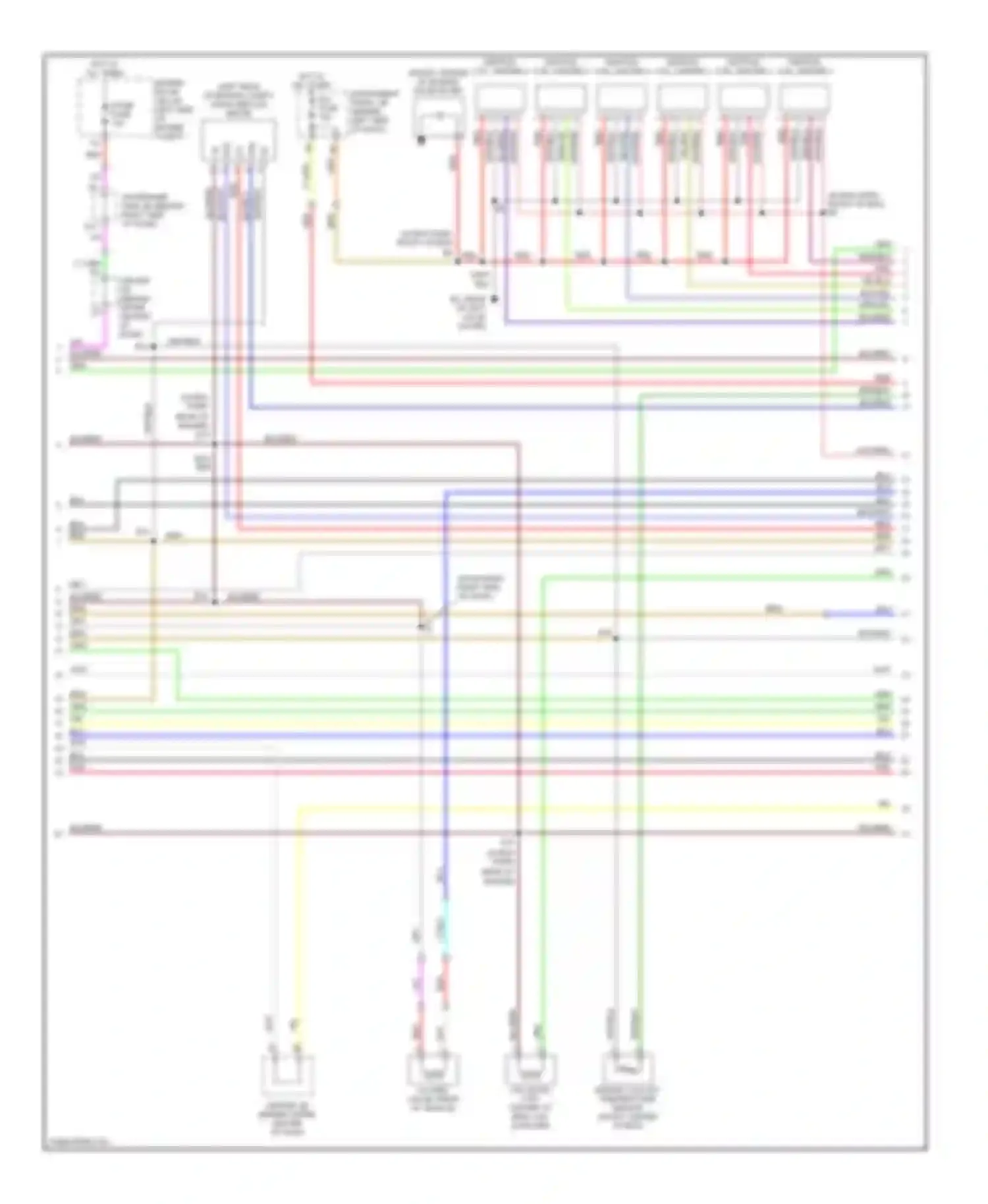 Highlander Toyota I facelift (2003-2007): Wiring diagram engine performance 3.3l (5 of 6)