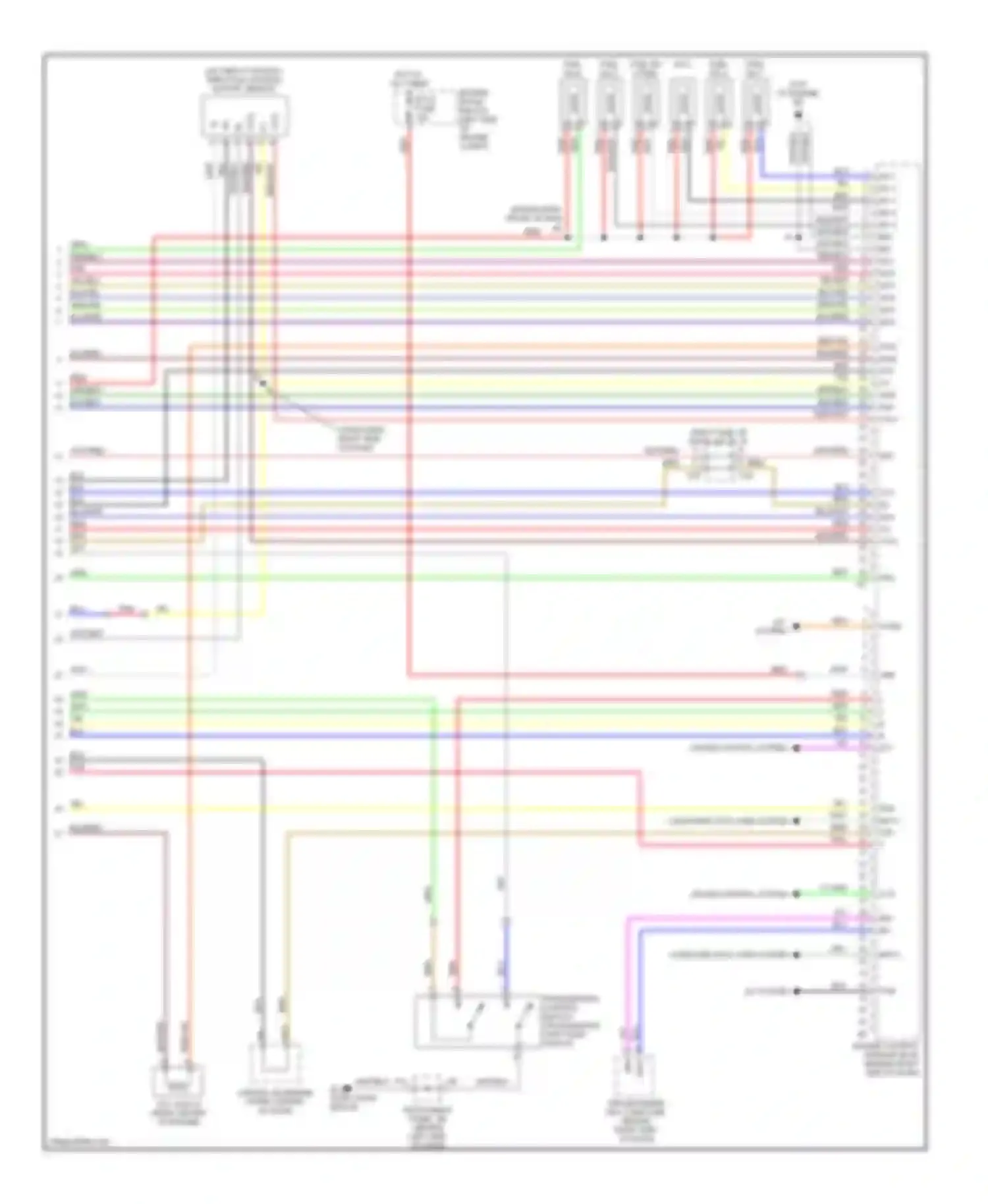 Highlander Toyota I facelift (2003-2007): Wiring diagram engine performance 3.3l (6 of 6)