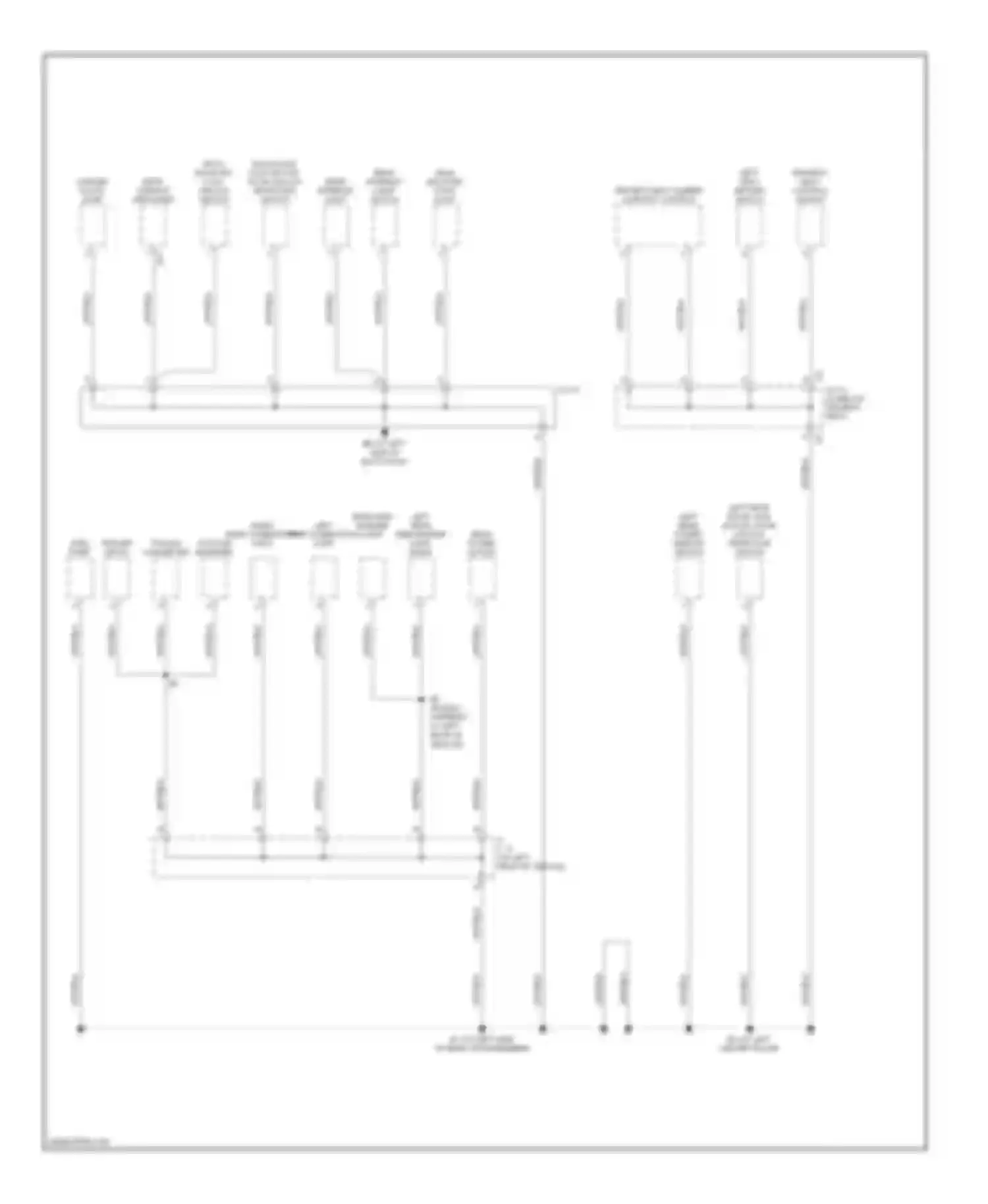 Highlander Toyota I facelift (2003-2007): Ground distribution circuit (4 of 4)