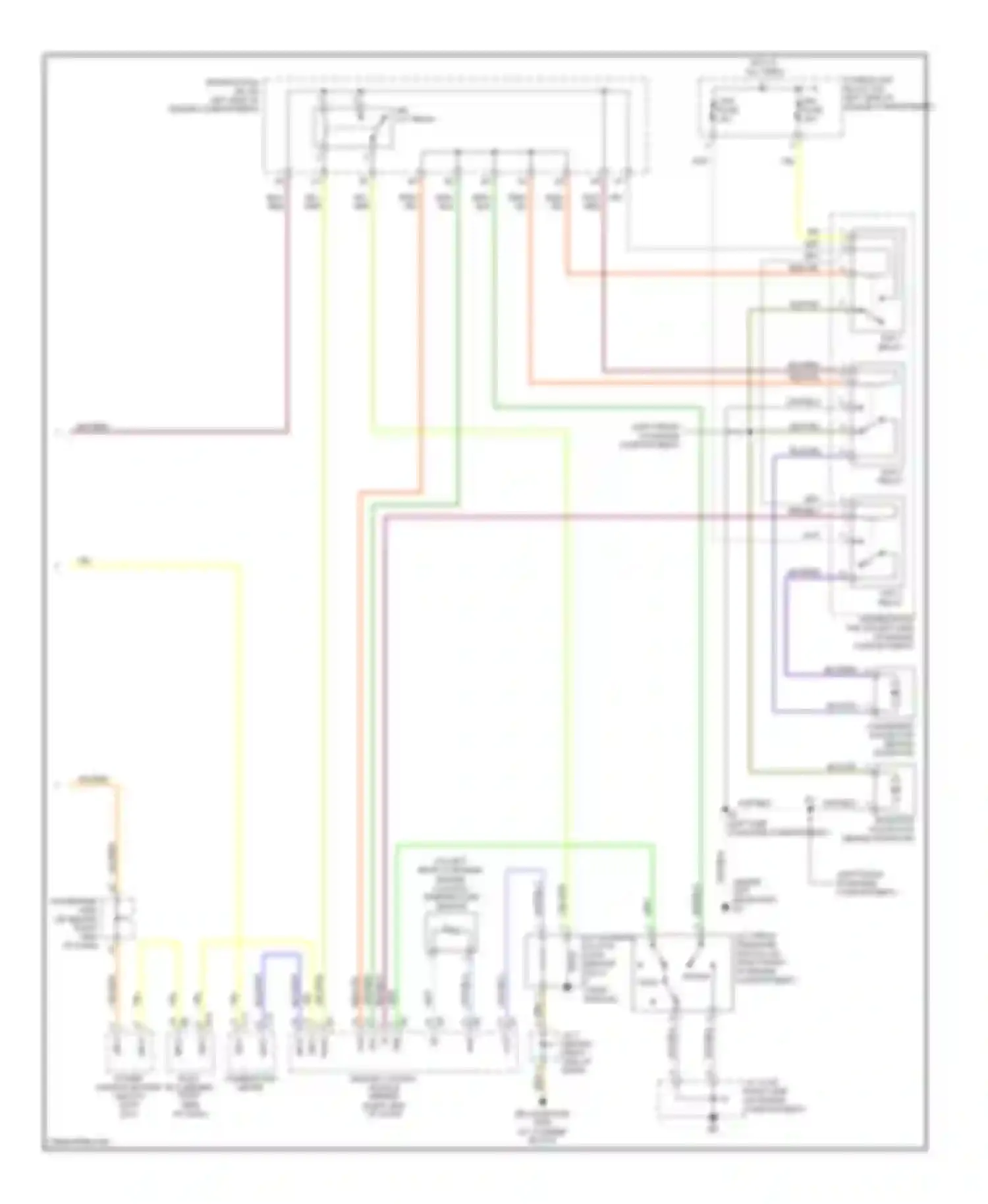Highlander Toyota I (2001-2003): 2.4l, manual a/c circuit (2 of 2)