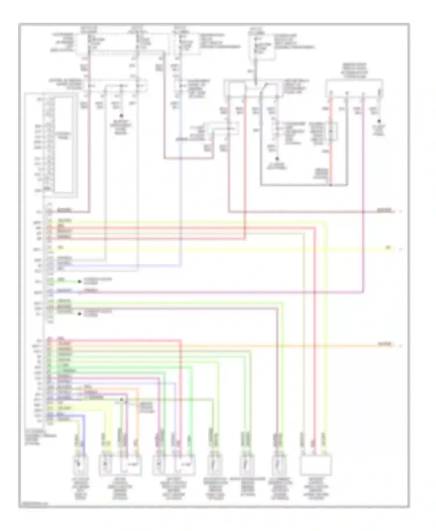 Highlander Toyota I (2001-2003): 3.0l, automatic a/c circuit (1 of 2)
