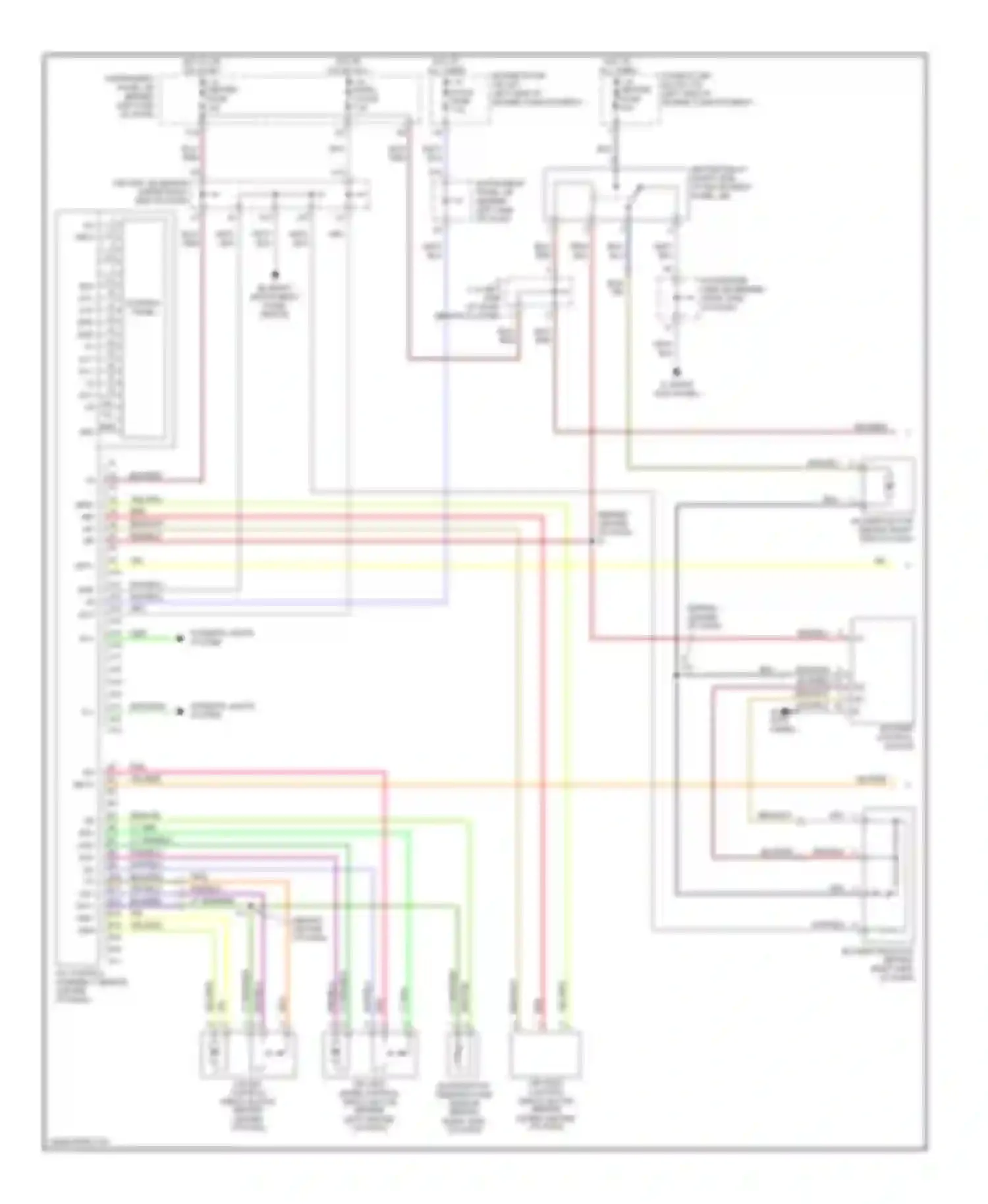 Highlander Toyota I (2001-2003): 3.0l, manual a/c circuit (1 of 2)