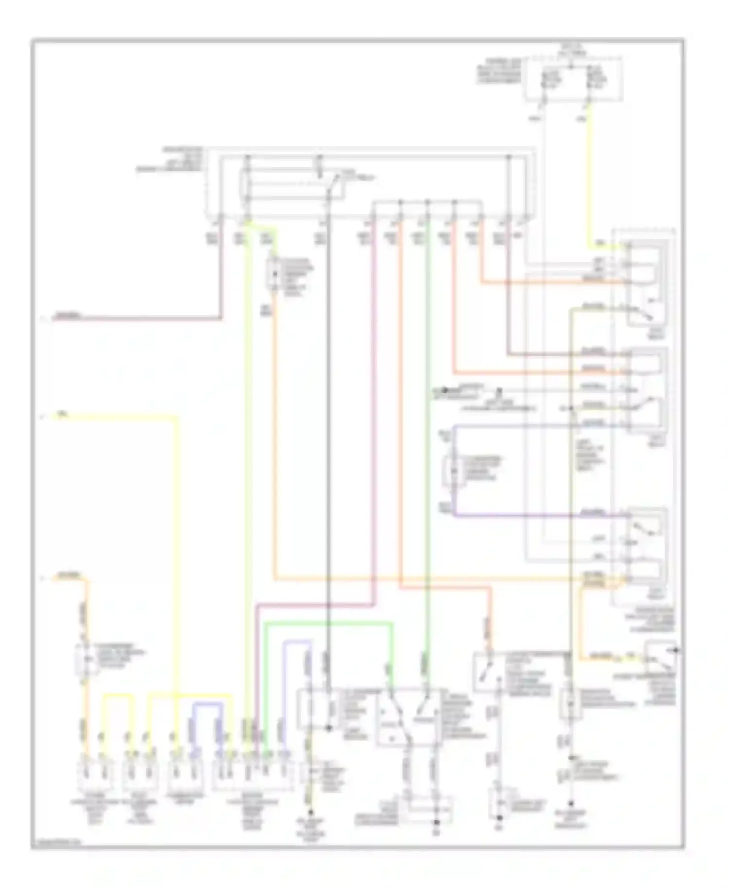 Highlander Toyota I (2001-2003): 3.0l, manual a/c circuit (2 of 2)