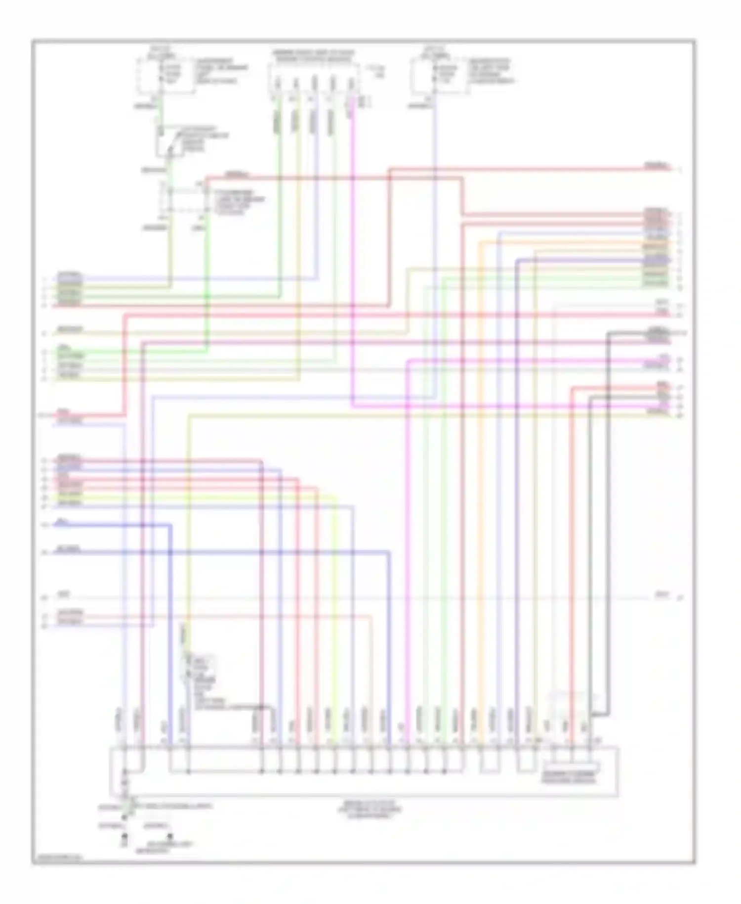 Highlander Toyota I (2001-2003): Anti-lock brake circuits, with vsc (2 of 3)