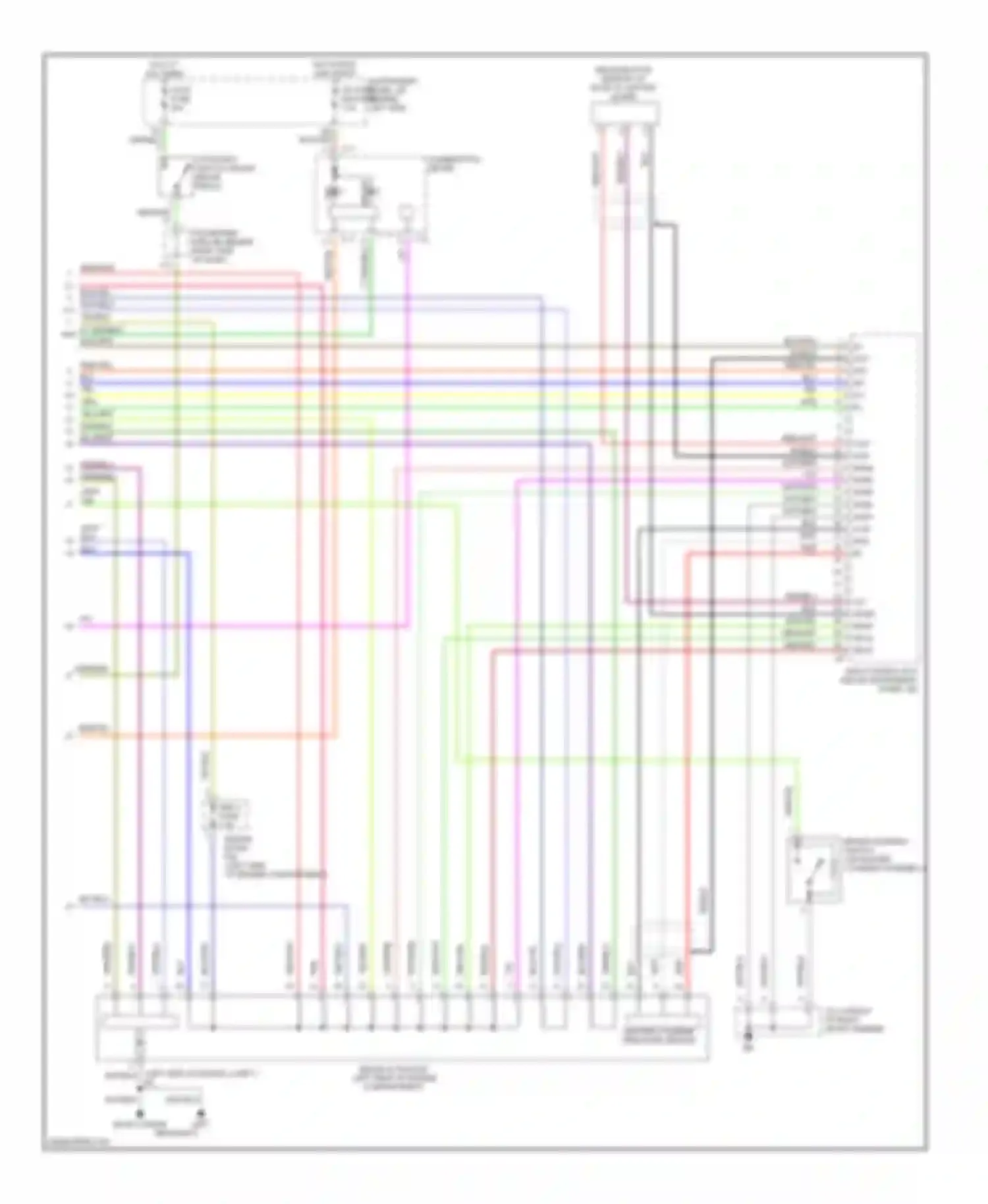 Highlander Toyota I (2001-2003): Anti-lock brake circuits, without vsc (2 of 2)