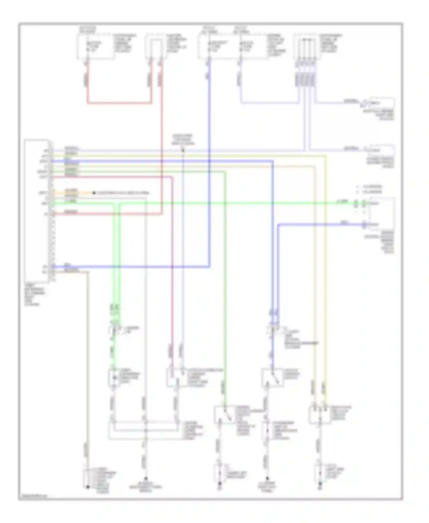 Highlander Toyota I (2001-2003): Forced entry circuit