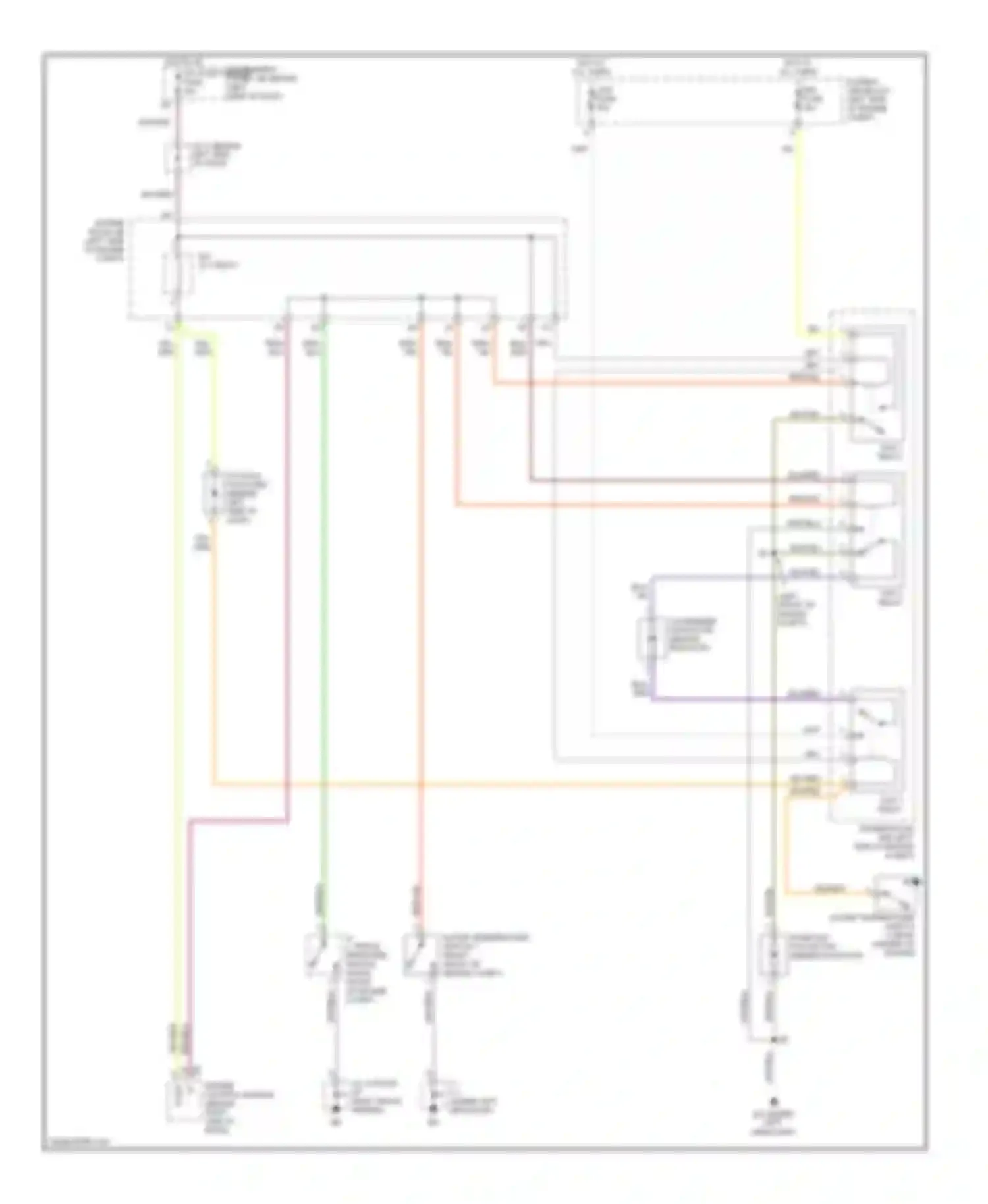 Highlander Toyota I (2001-2003): 3.0l, cooling fan circuit