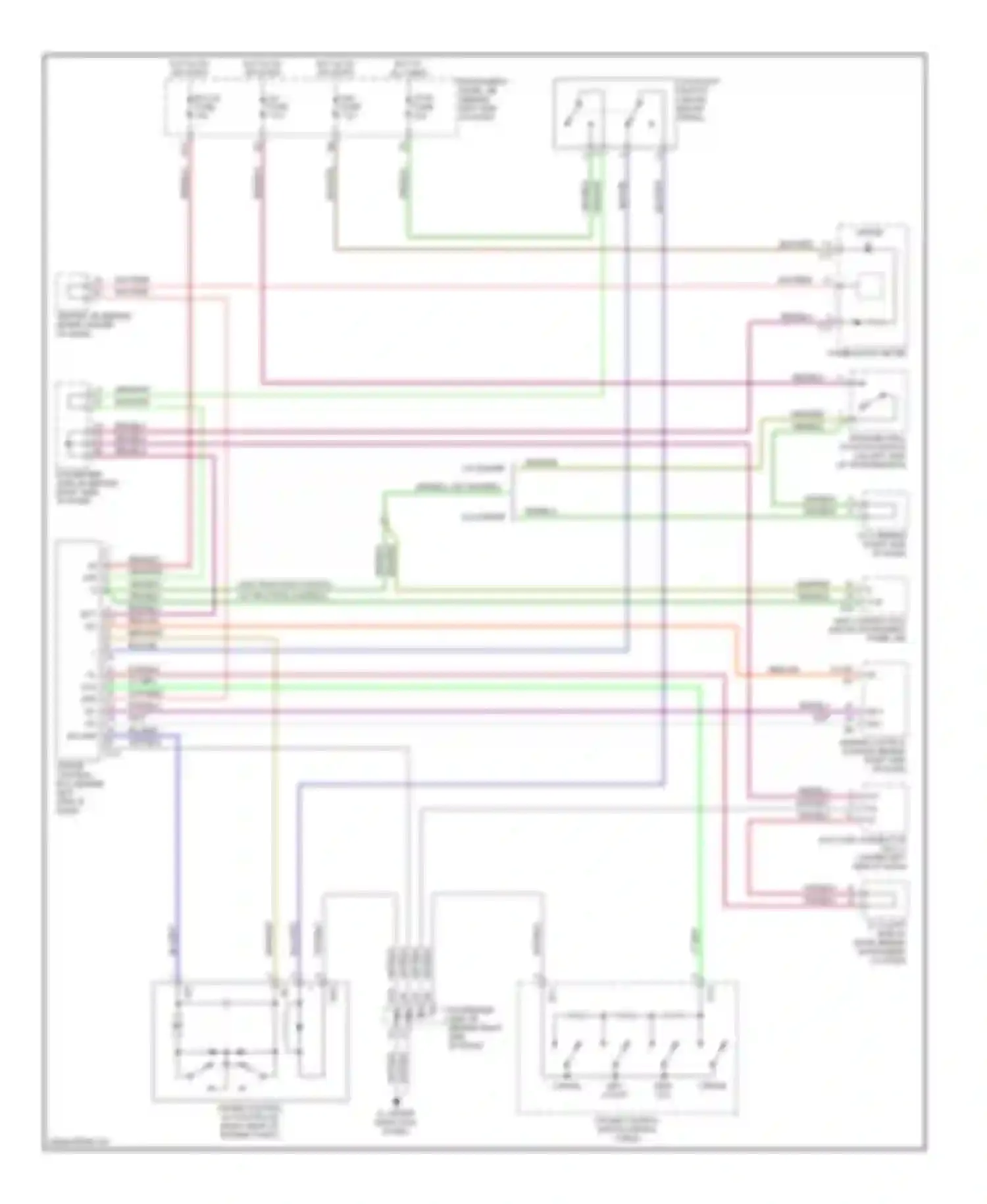 Highlander Toyota I (2001-2003): Cruise control circuit