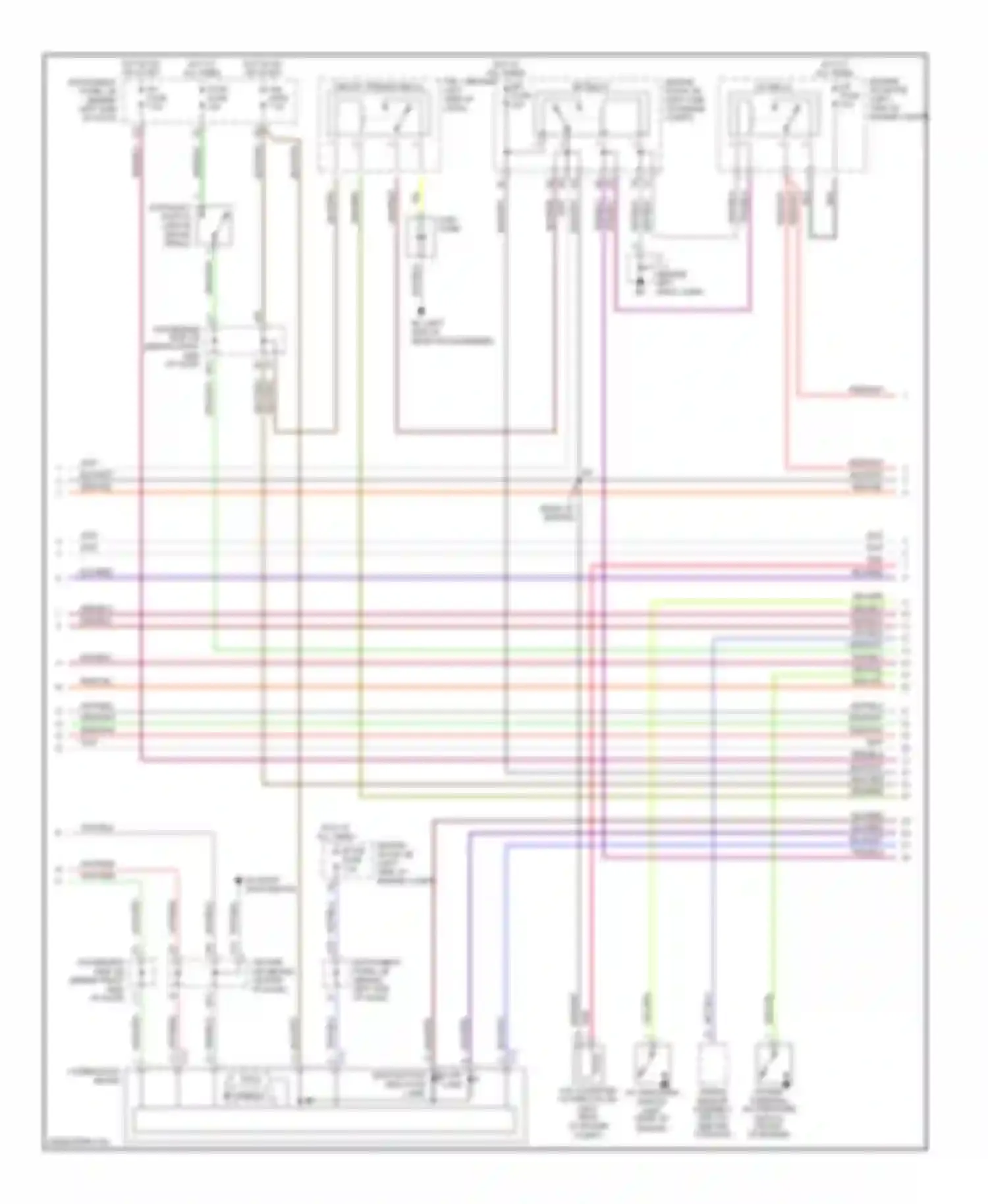 Highlander Toyota I (2001-2003): Wiring diagram engine performance 2.4ls (2 of 3)