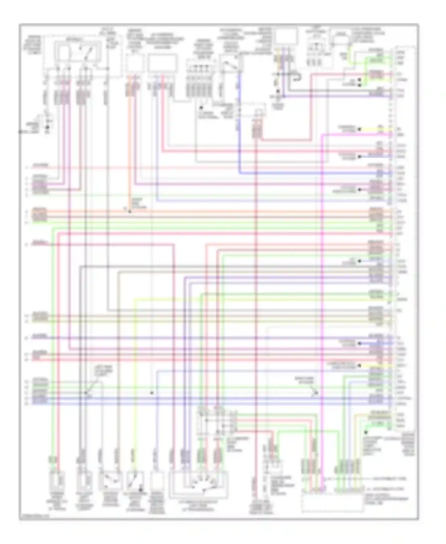 Highlander Toyota I (2001-2003): Wiring diagram engine performance 3.0ls (3 of 3)