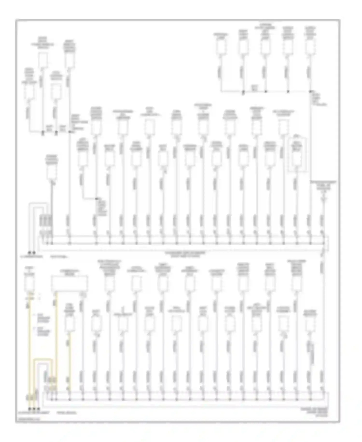 Highlander Toyota I (2001-2003): Ground distribution circuit (3 of 4)