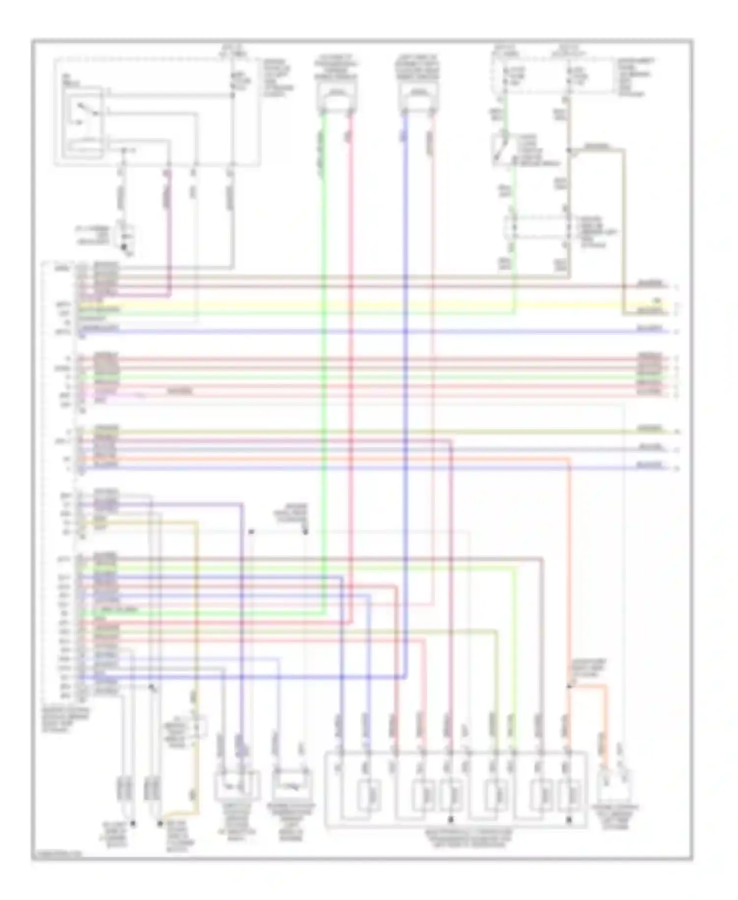 Highlander Toyota I (2001-2003): 2.4l, a/t circuit (1 of 2)