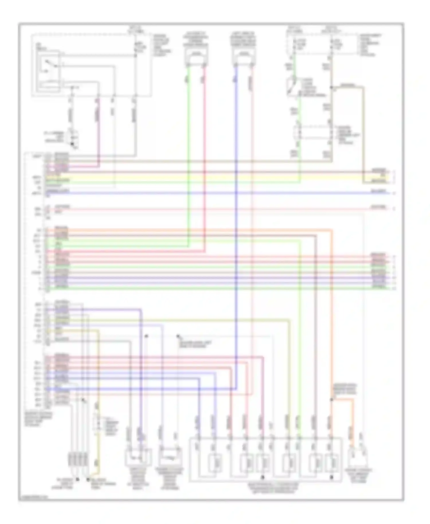 Highlander Toyota I (2001-2003): 3.0l, a/t circuit (1 of 2)