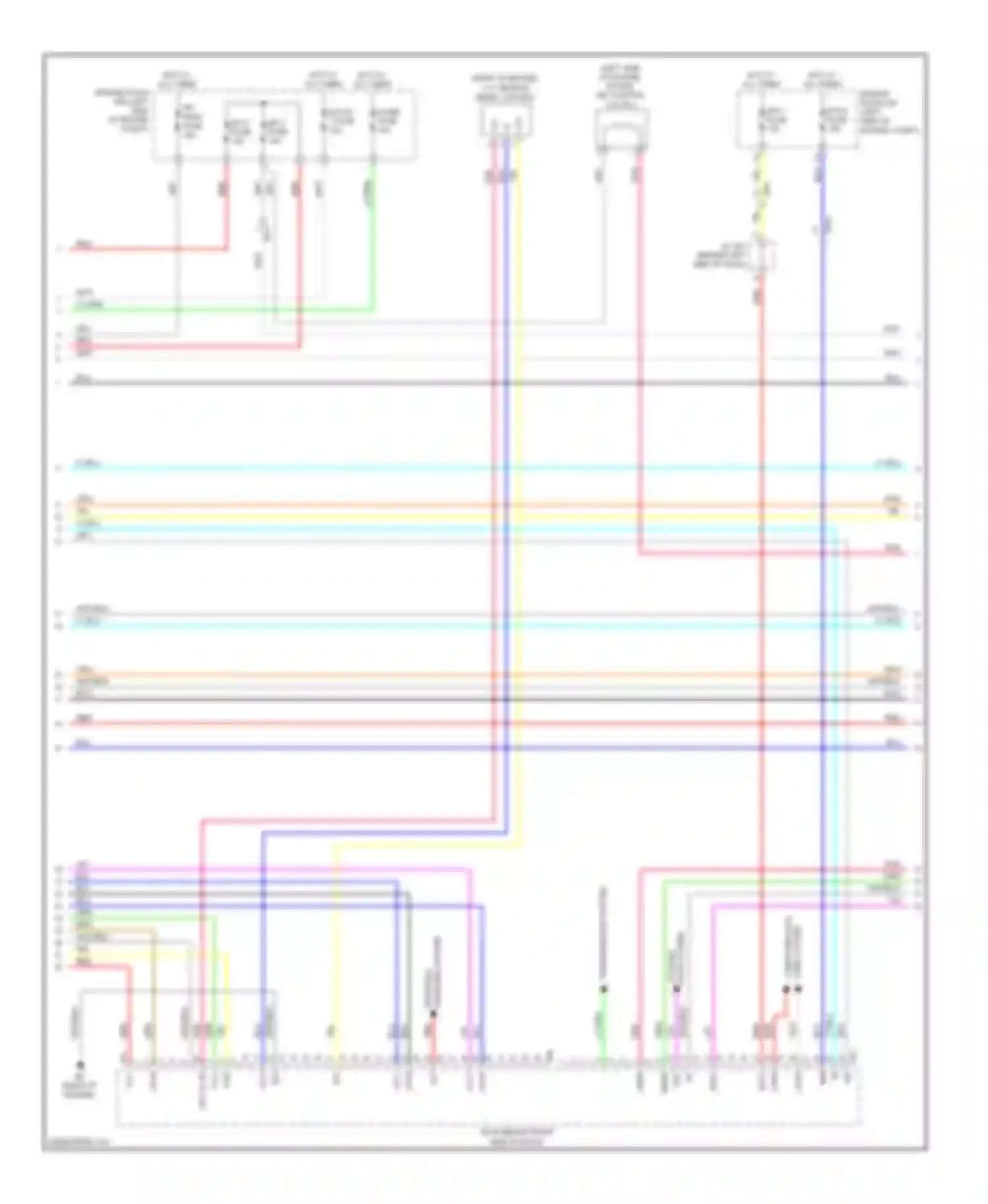 Highlander Toyota II facelift (2010-2013): Wiring diagram engine performance 2.7l (3 of 5)