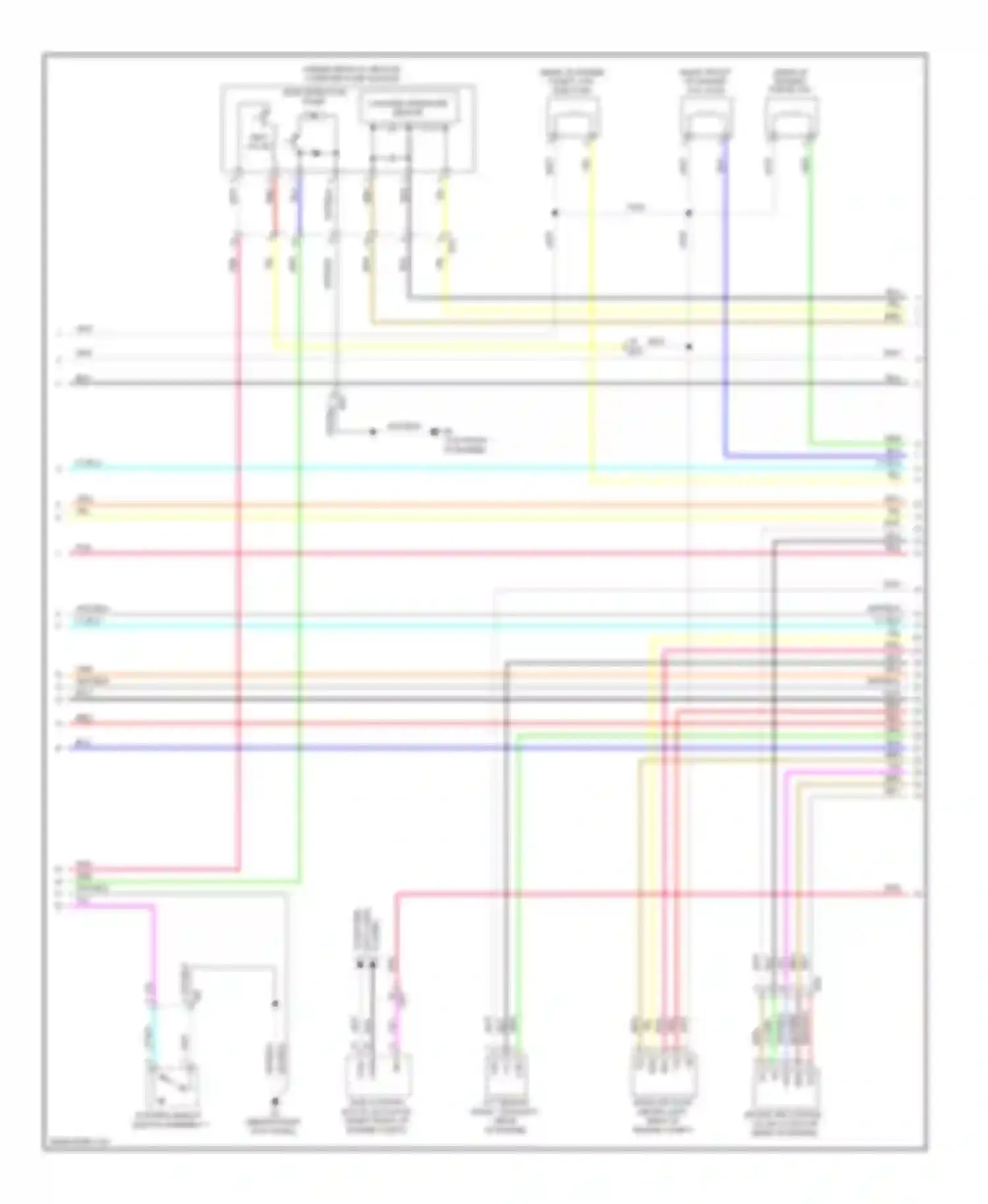 Highlander Toyota II facelift (2010-2013): Wiring diagram engine performance 2.7l (4 of 5)