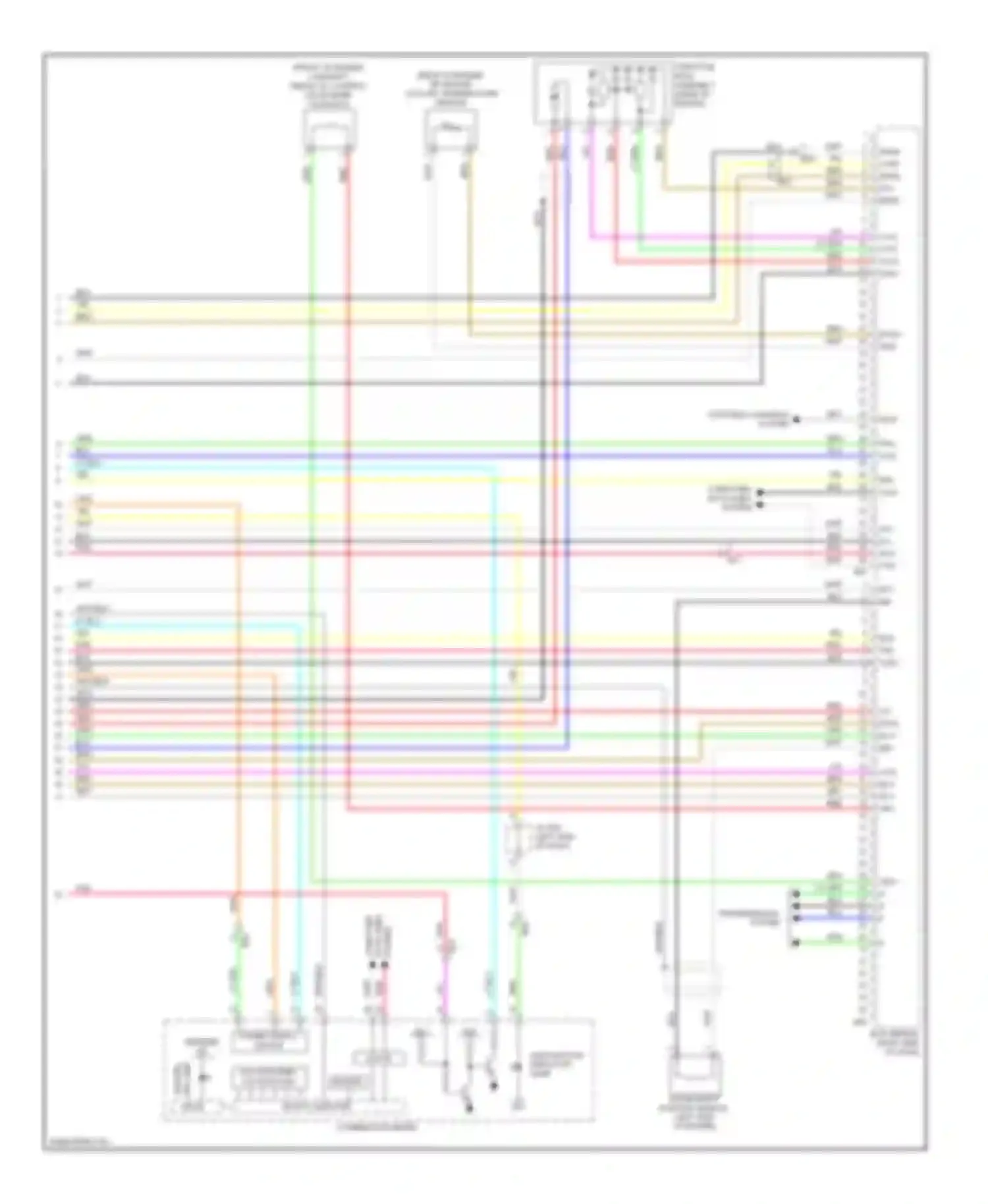 Highlander Toyota II facelift (2010-2013): Wiring diagram engine performance 2.7l (5 of 5)