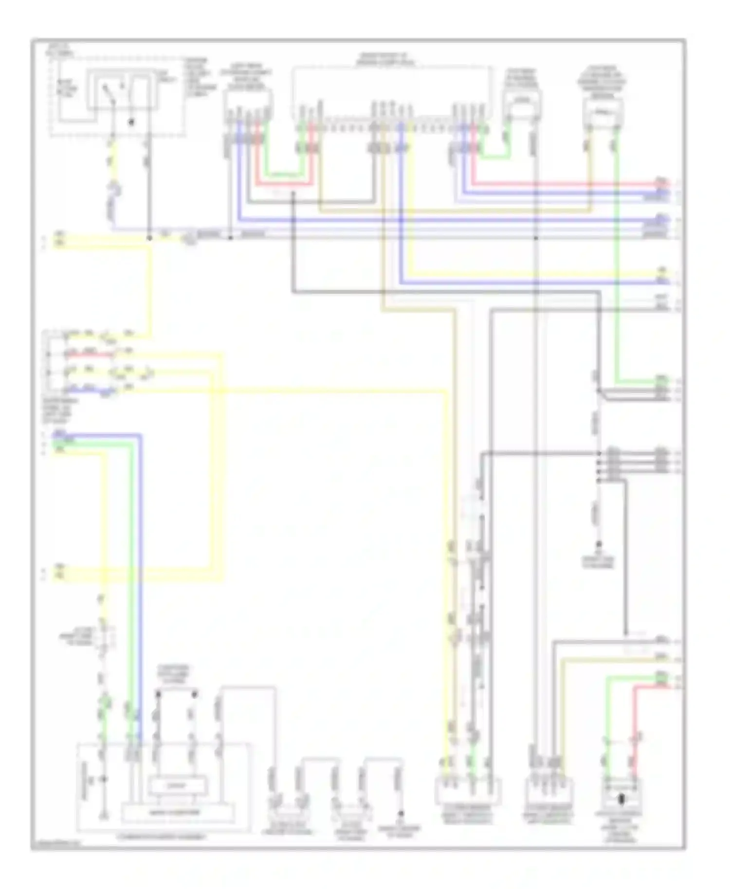 Highlander Toyota II facelift (2010-2013): Wiring diagram engine performance 3.5l hybrid, engine controls circuit (2 of 4)