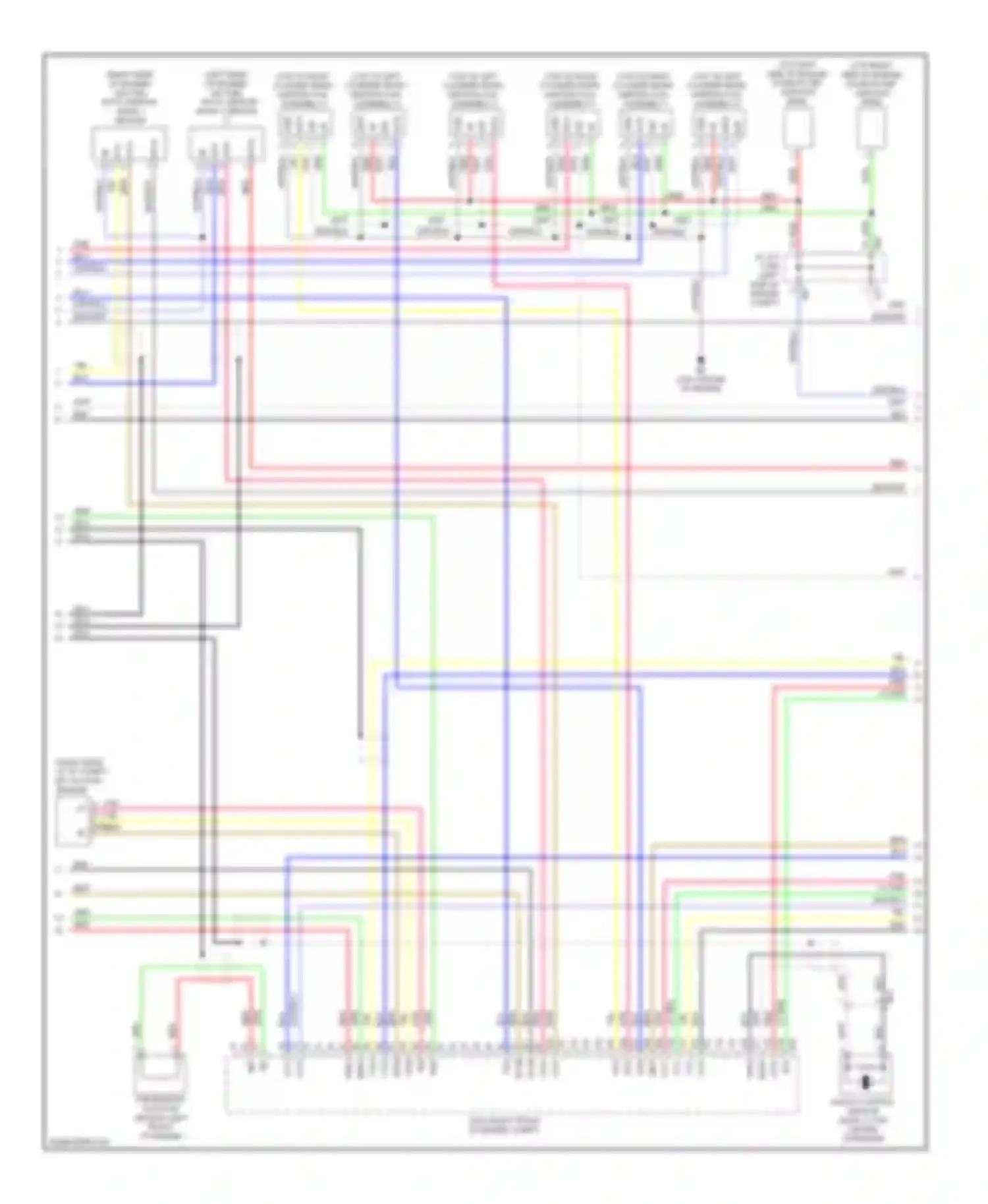 Highlander Toyota II facelift (2010-2013): Wiring diagram engine performance 3.5l hybrid, engine controls circuit (3 of 4)