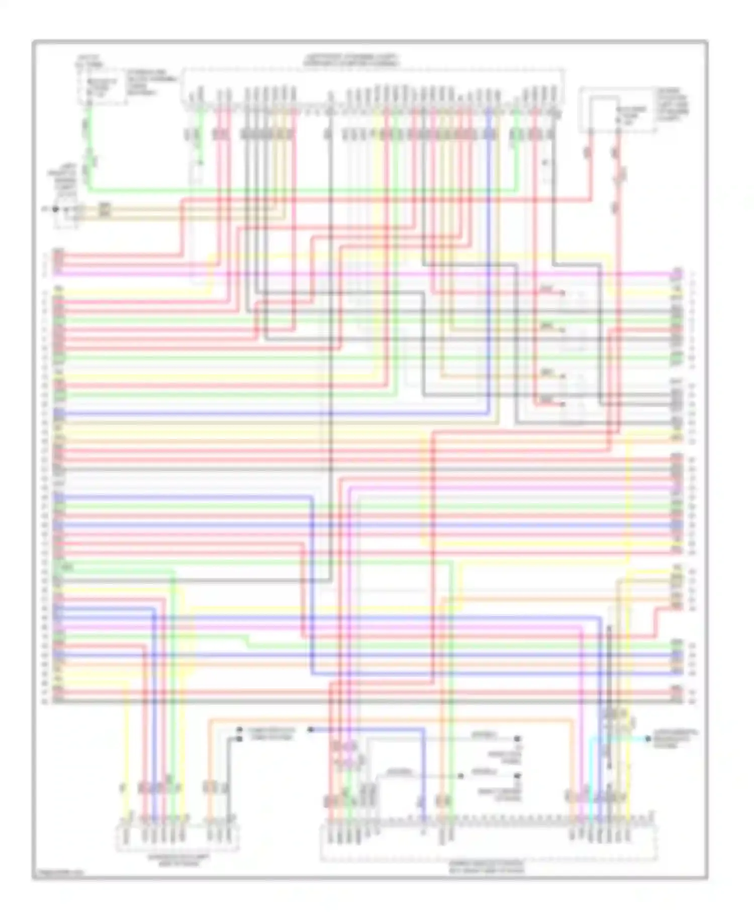 Highlander Toyota II facelift (2010-2013): Wiring diagram engine performance 3.5l hybrid, hybrid system circuit (3 of 6)