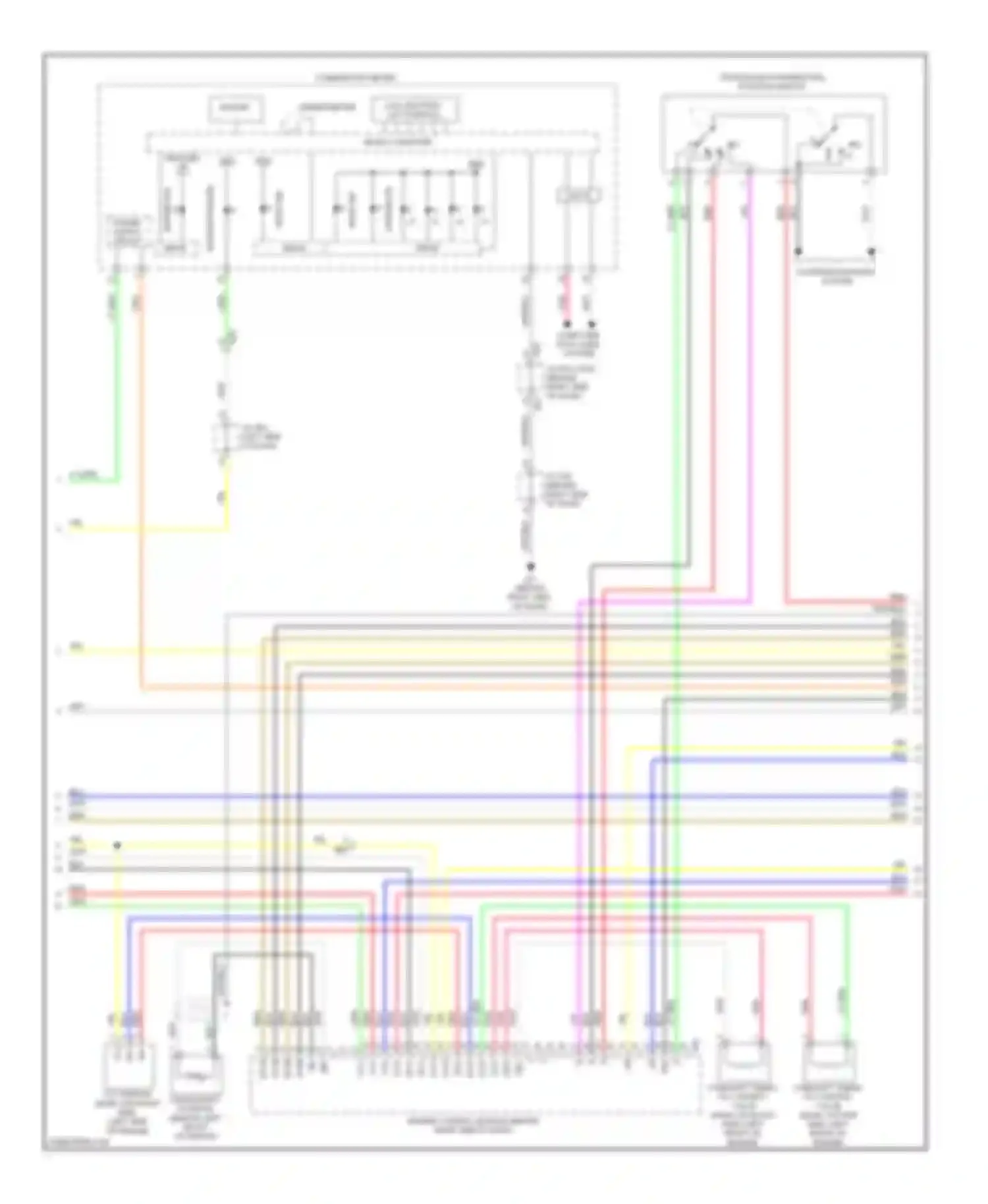 Highlander Toyota II facelift (2010-2013): Wiring diagram engine performance 3.5l (3 of 6)