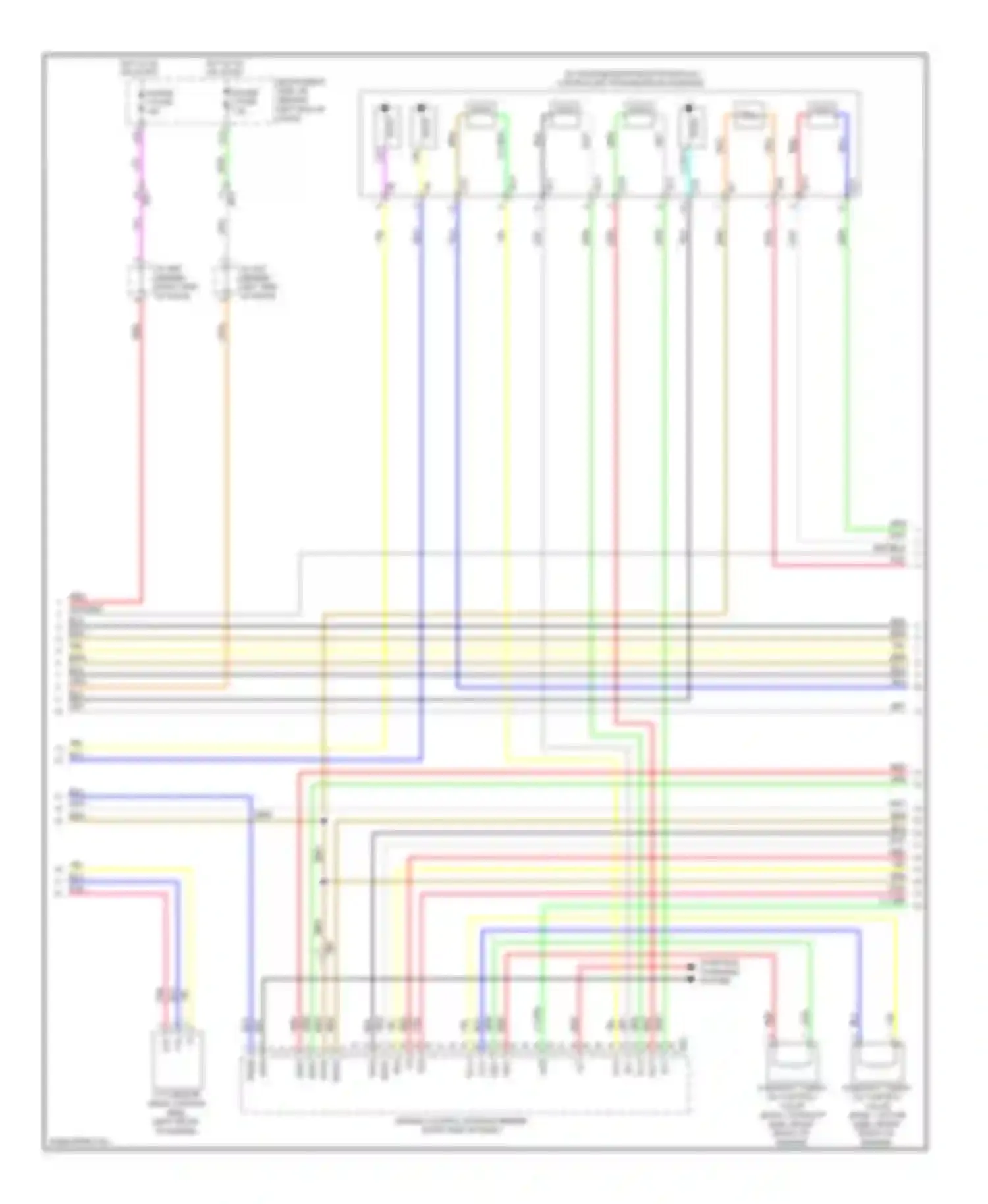 Highlander Toyota II facelift (2010-2013): Wiring diagram engine performance 3.5l (4 of 6)