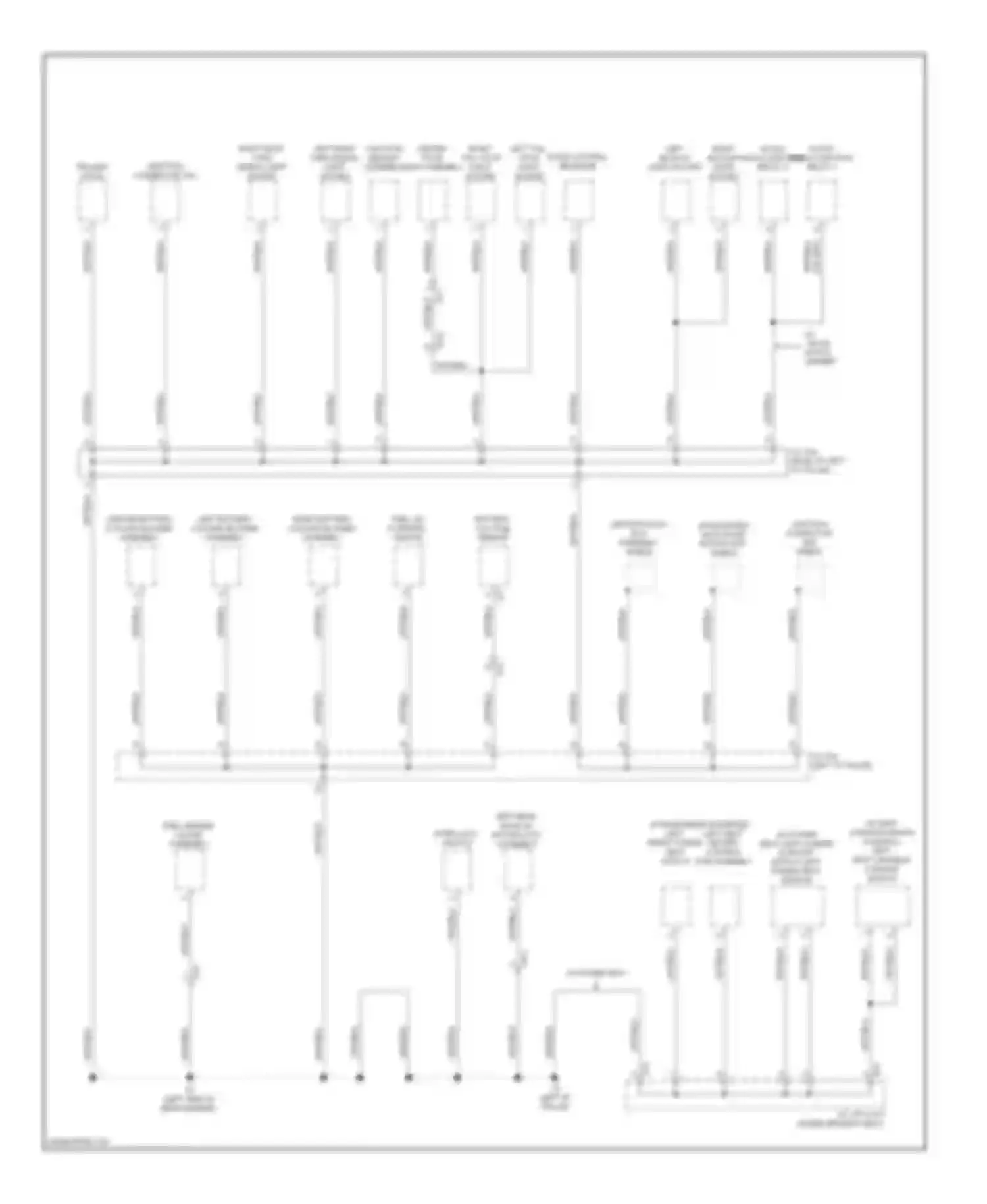 Highlander Toyota II facelift (2010-2013): Ground distribution circuit, hybrid (5 of 6)